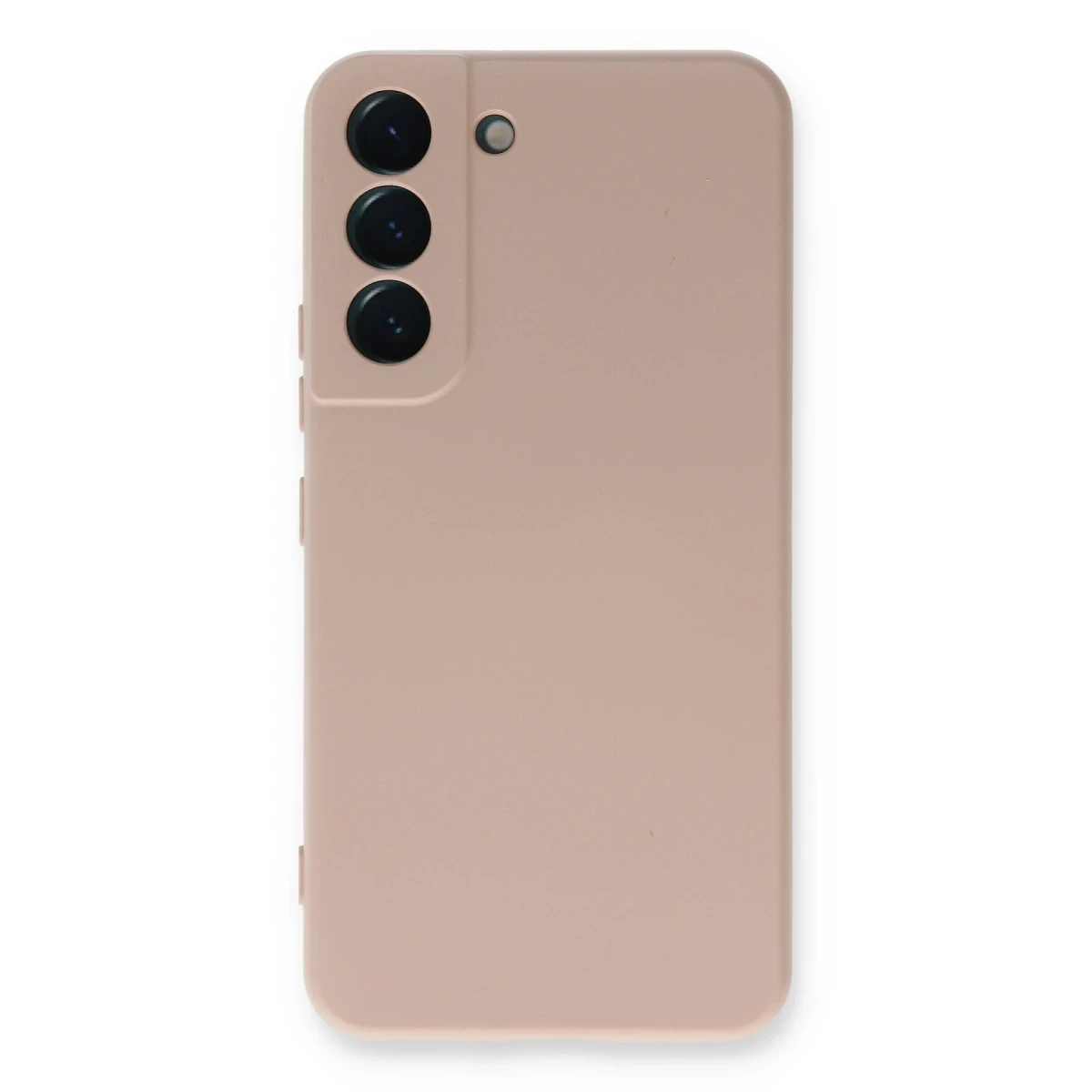 Newface Samsung Galaxy S23 Plus Kılıf Nano içi Kadife Silikon - Pudra