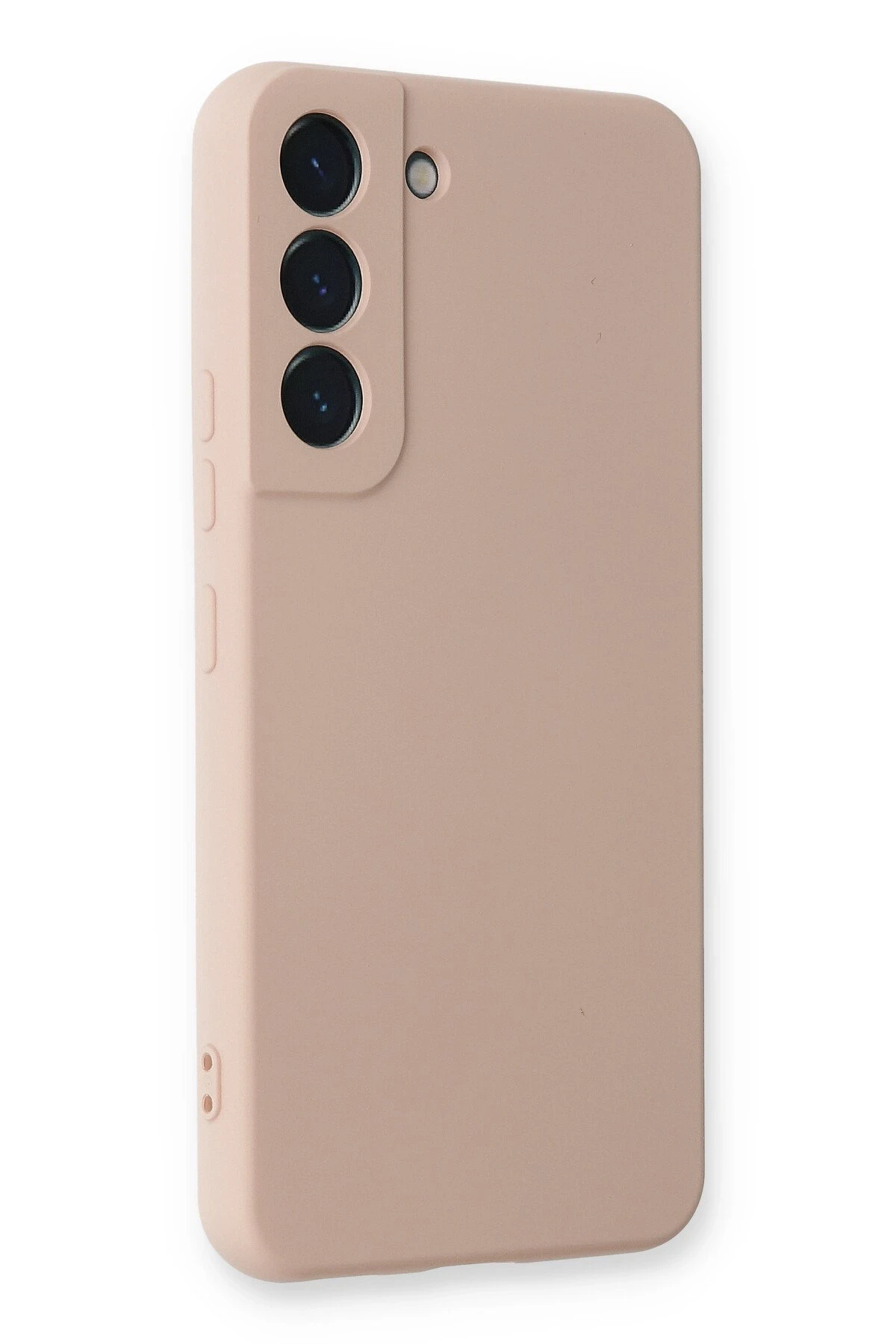 Newface Samsung Galaxy S23 Plus Kılıf Nano içi Kadife Silikon - Pudra
