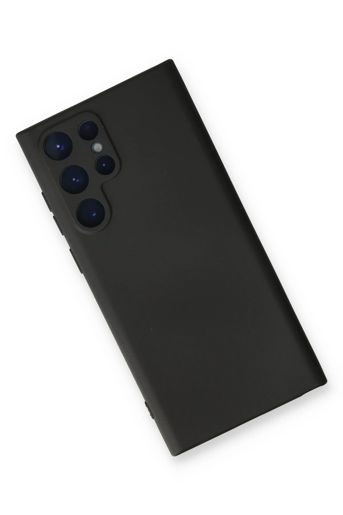 Newface Samsung Galaxy S23 Ultra Kılıf Nano içi Kadife Silikon - Siyah