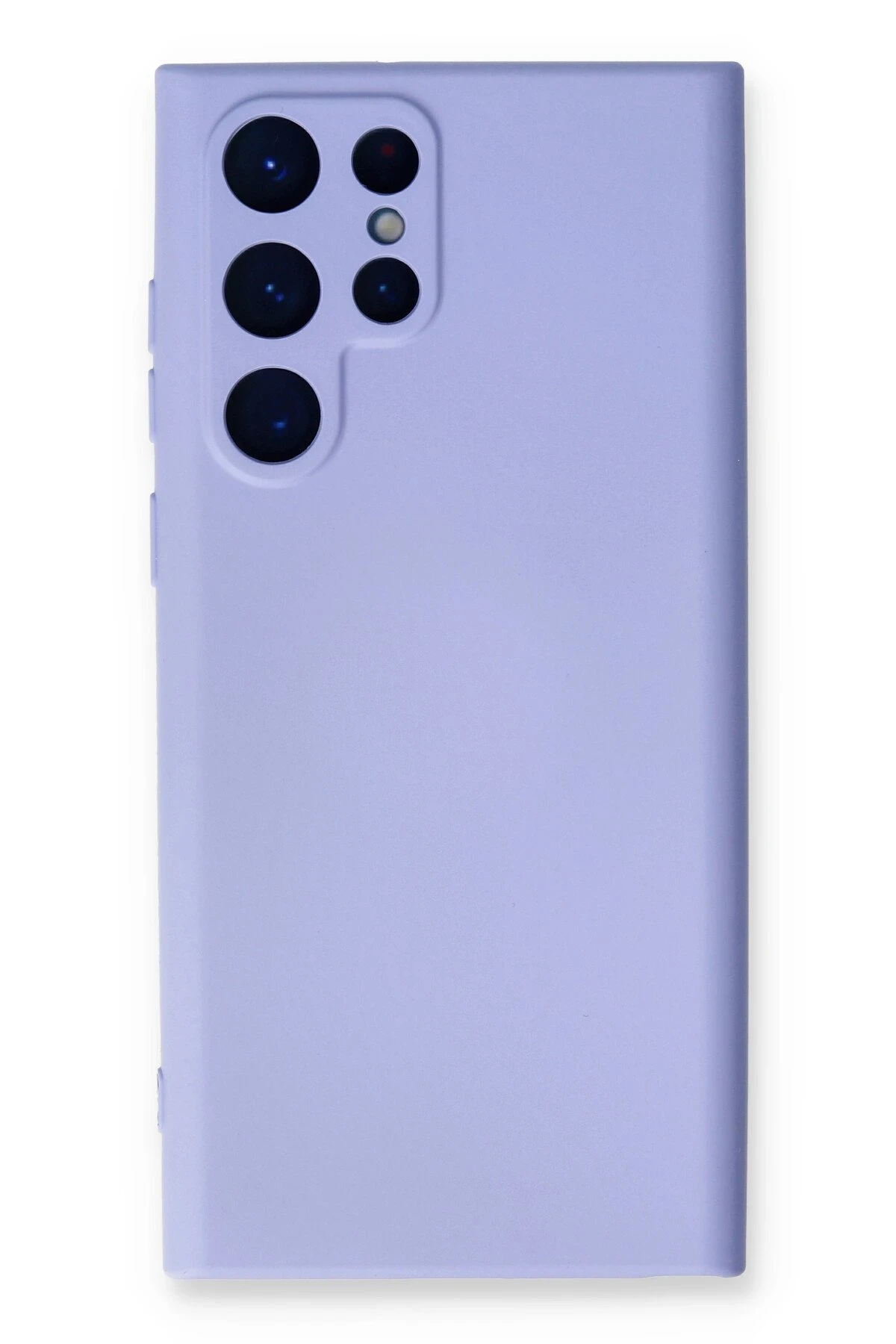 Newface Samsung Galaxy S23 Ultra Kılıf Nano içi Kadife Silikon - Lila