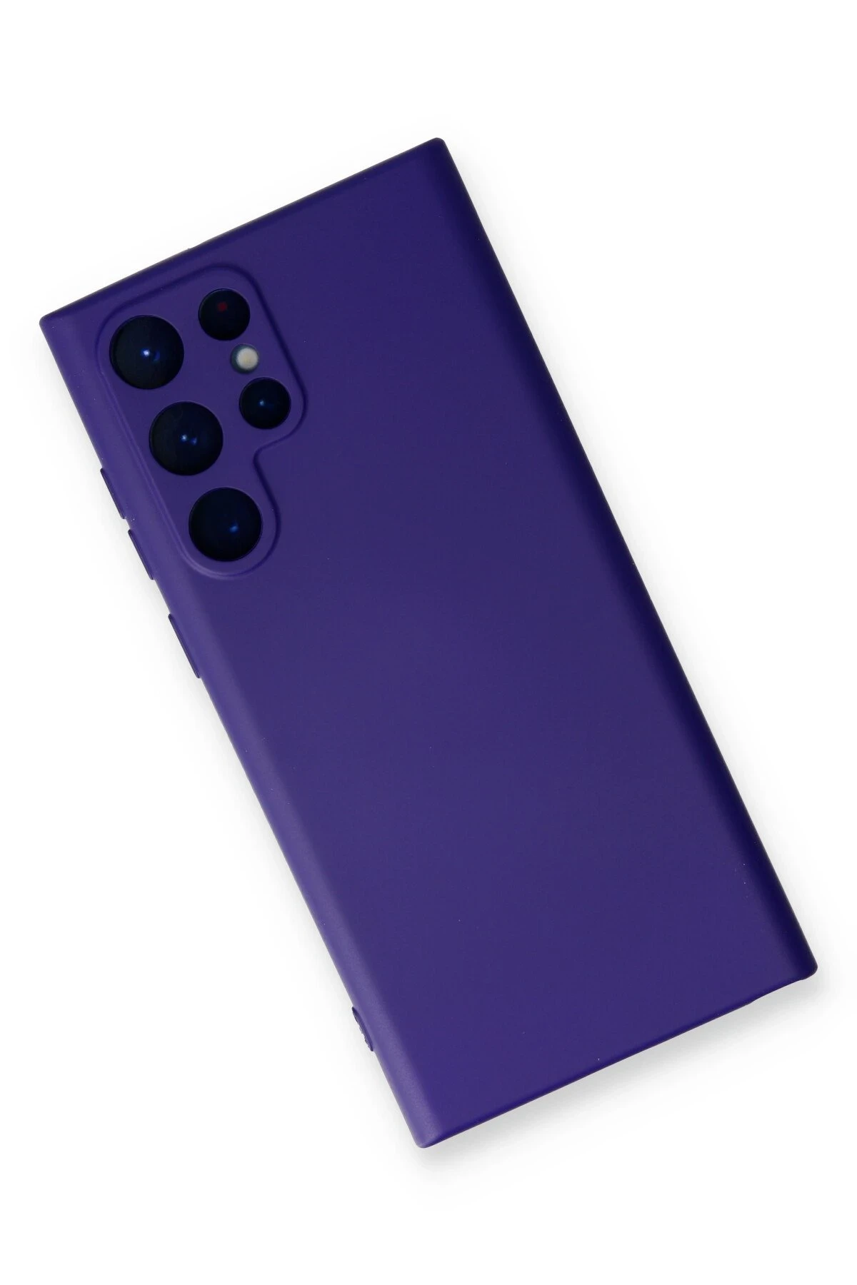 Newface Samsung Galaxy S23 Ultra Kılıf Nano içi Kadife Silikon - Mor