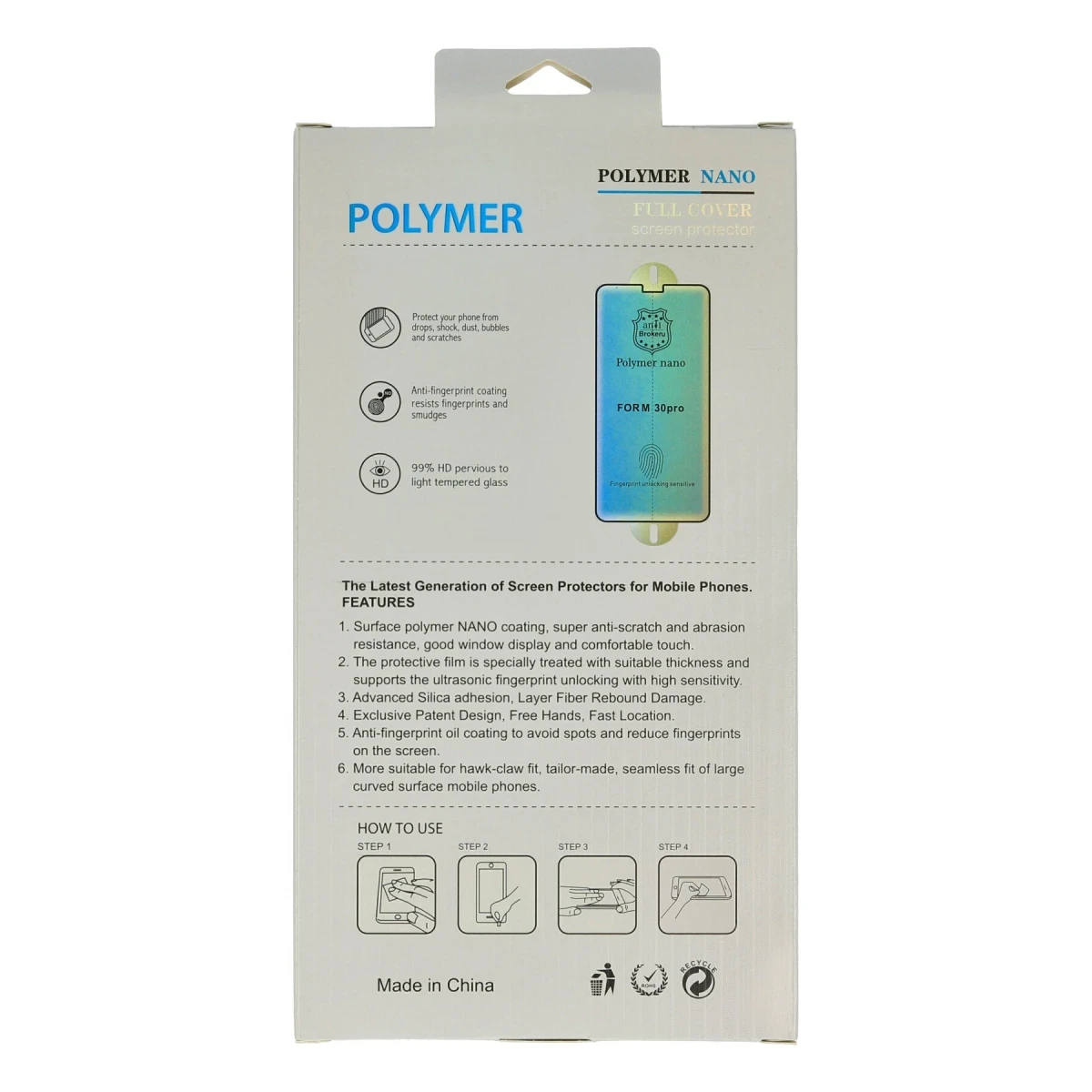 Newface Apple iPhone 13 Mini Polymer Nano Ekran Koruyucu — görsel 12