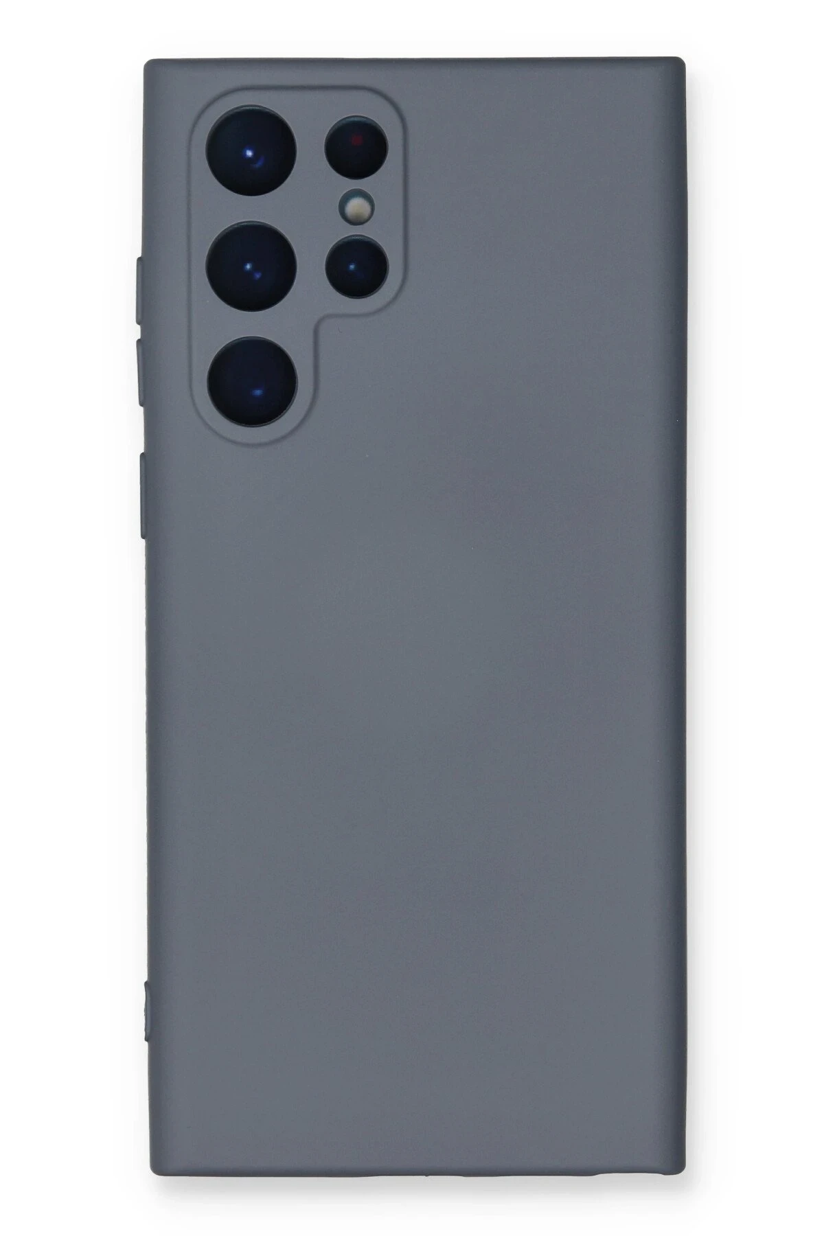 Newface Samsung Galaxy S23 Ultra Kılıf Nano içi Kadife Silikon - Gri