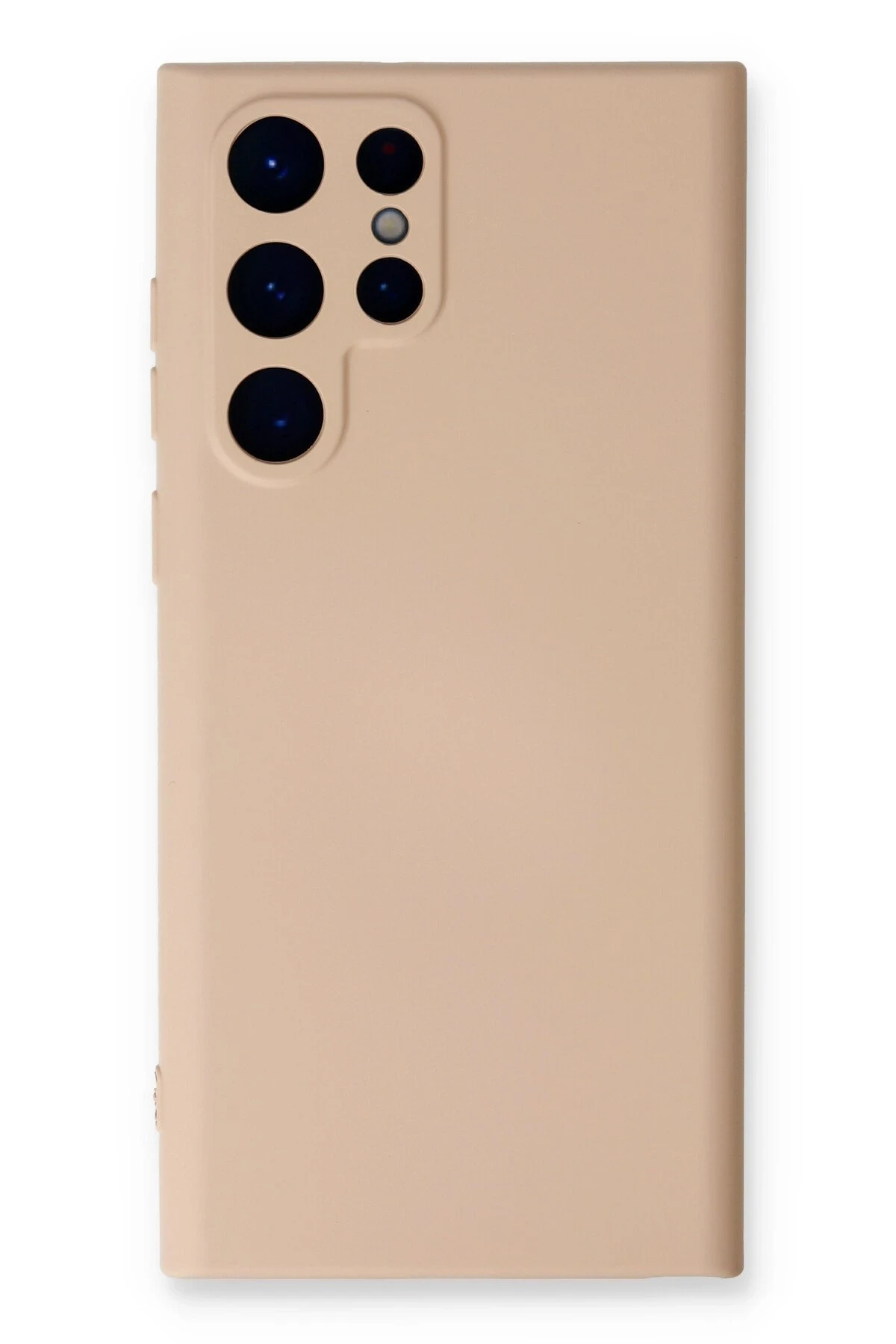 Newface Samsung Galaxy S23 Ultra Kılıf Nano içi Kadife Silikon - Pudra