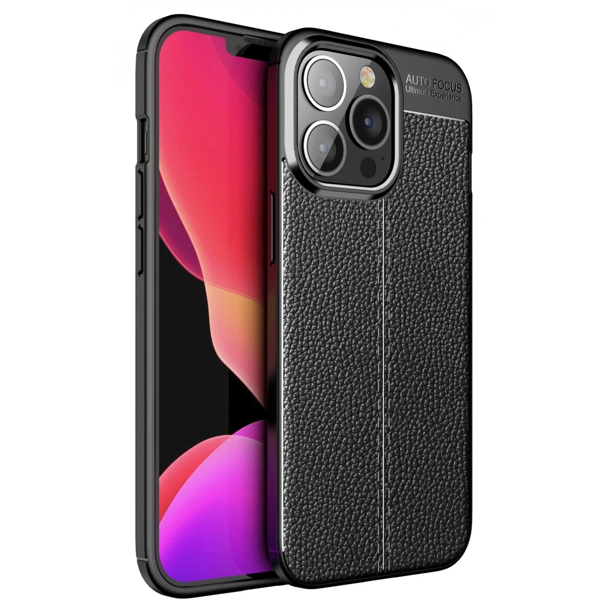 Newface Apple iPhone 13 Pro Max Kılıf Auto Focus Kapak - Siyah — görsel 3