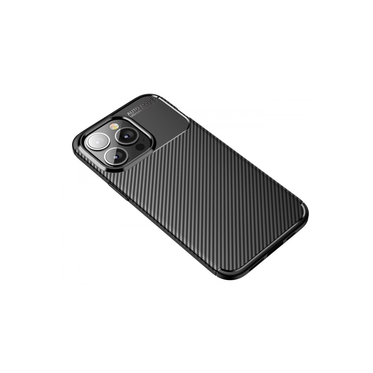 Newface Apple iPhone 13 Pro Kılıf Auto Focus Karbon Kapak - Siyah — görsel 6