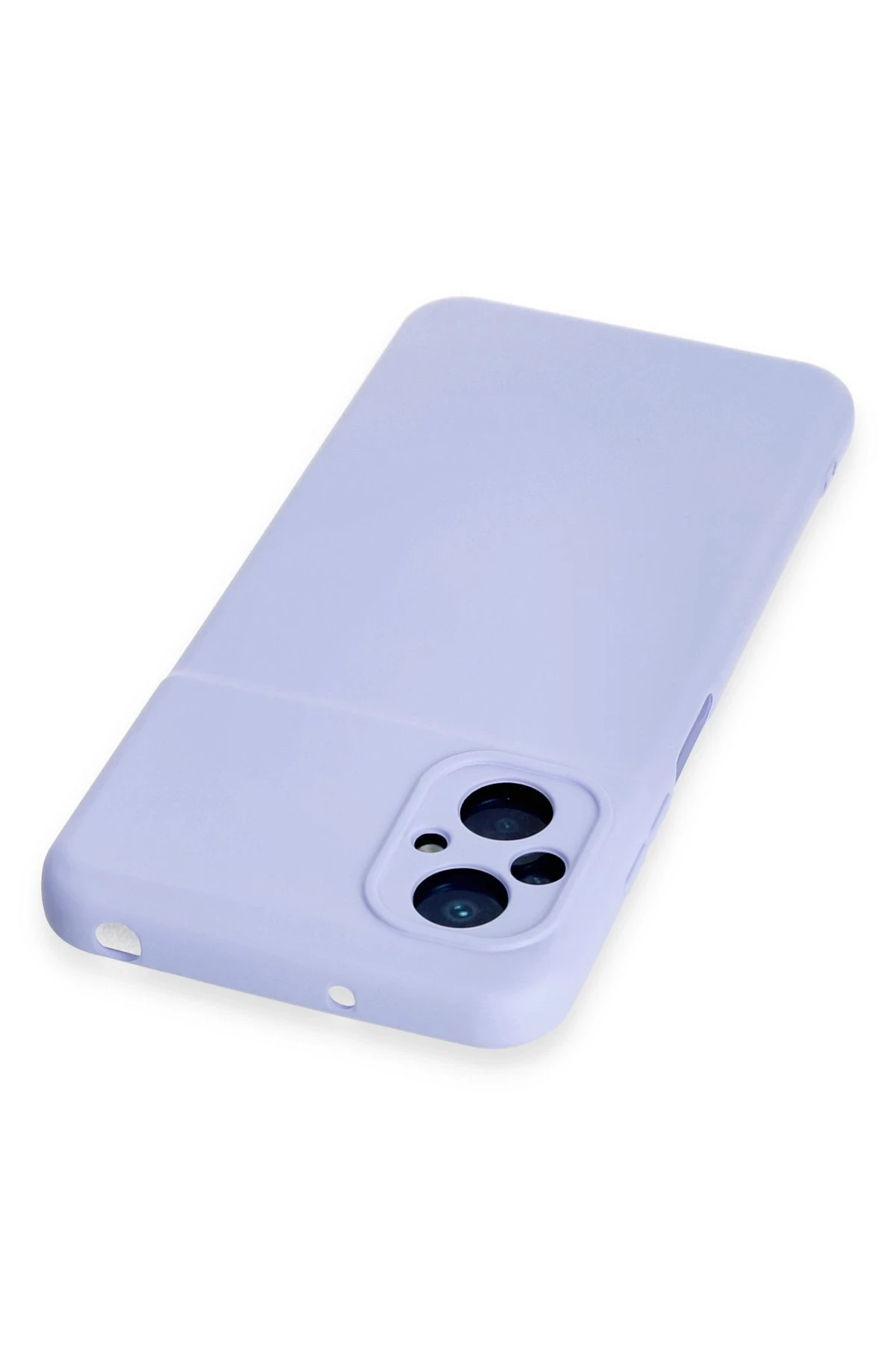 Newface Xiaomi Poco M5 Kılıf Nano içi Kadife Silikon - Lila
