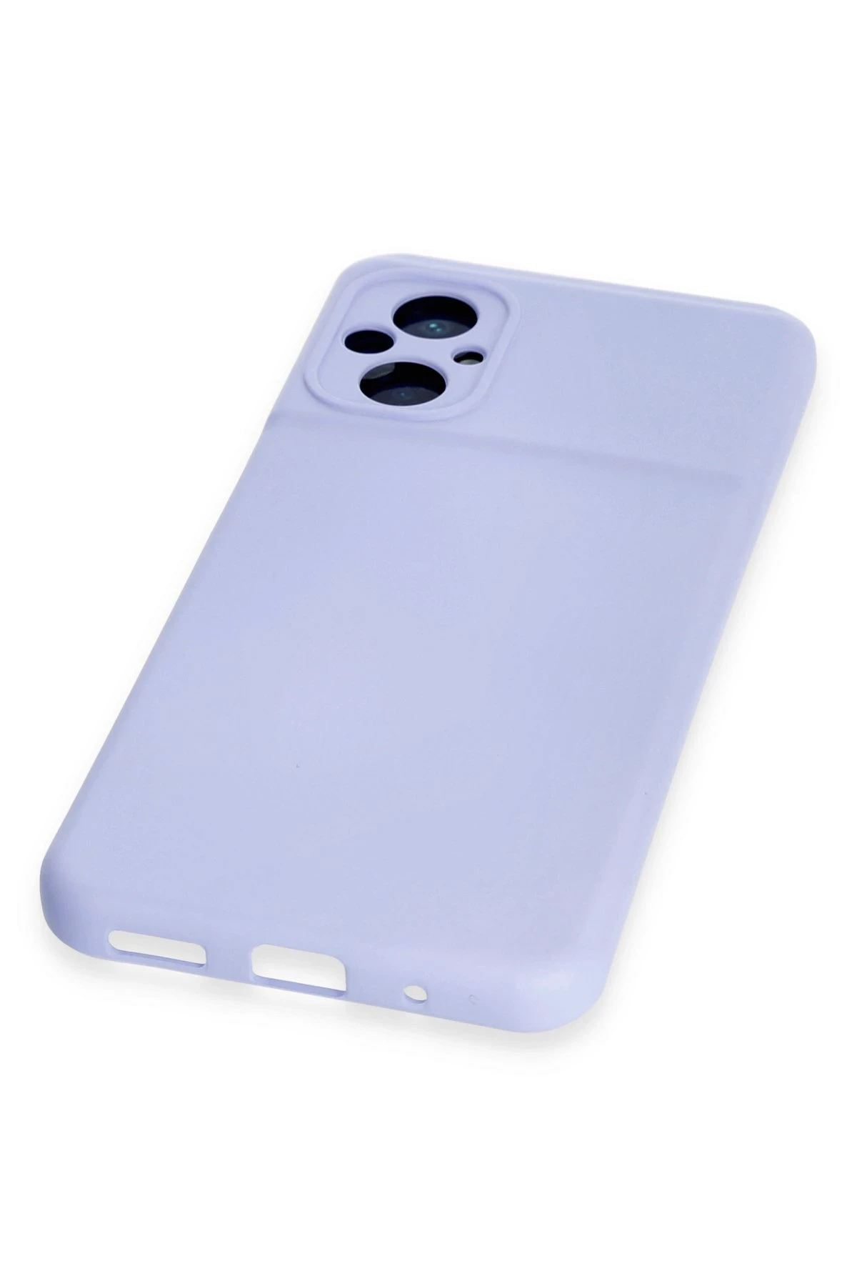 Newface Xiaomi Poco M5 Kılıf Nano içi Kadife Silikon - Lila