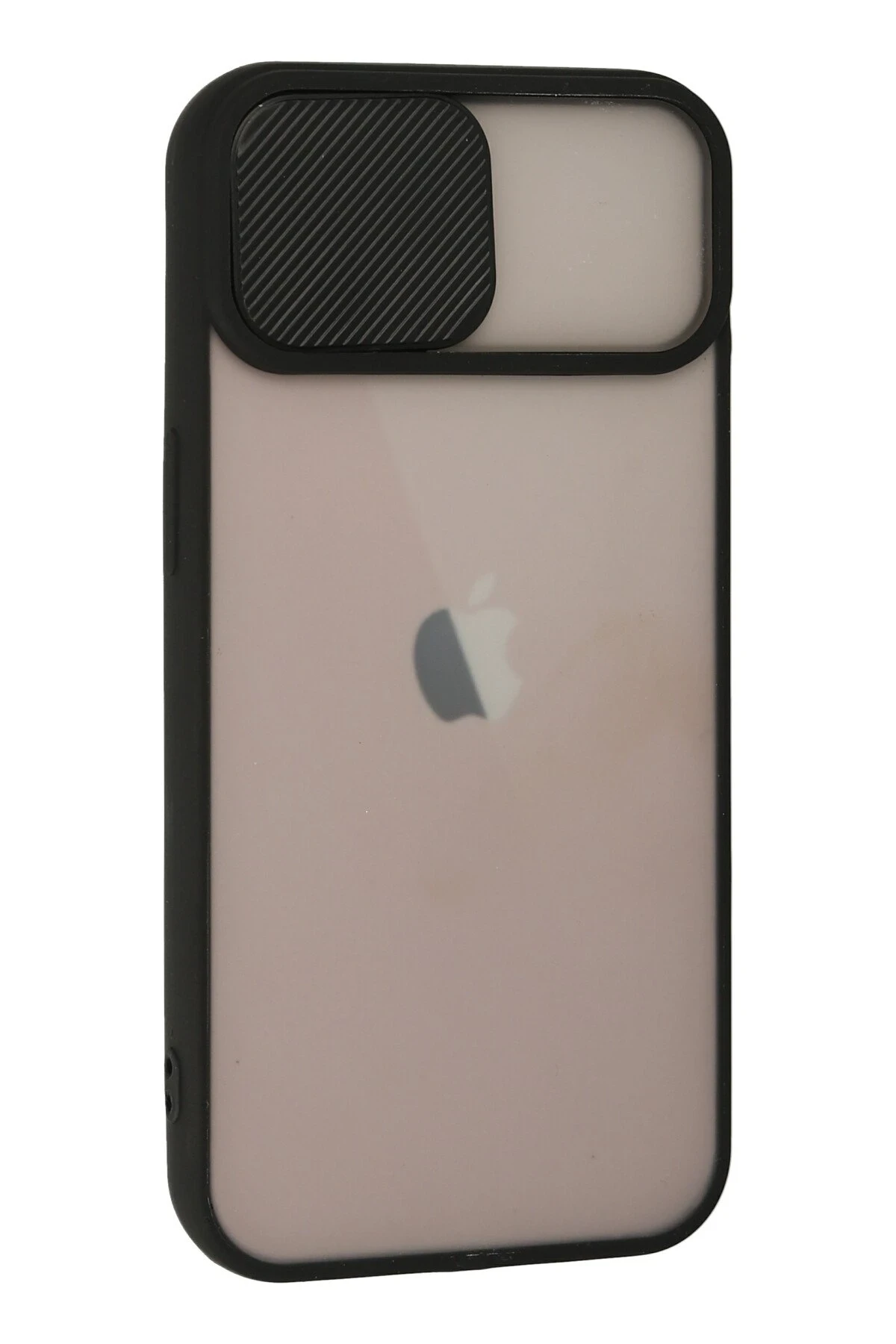Newface Apple iPhone 13 Kılıf Palm Buzlu Kamera Sürgülü Silikon - Siyah — görsel 2