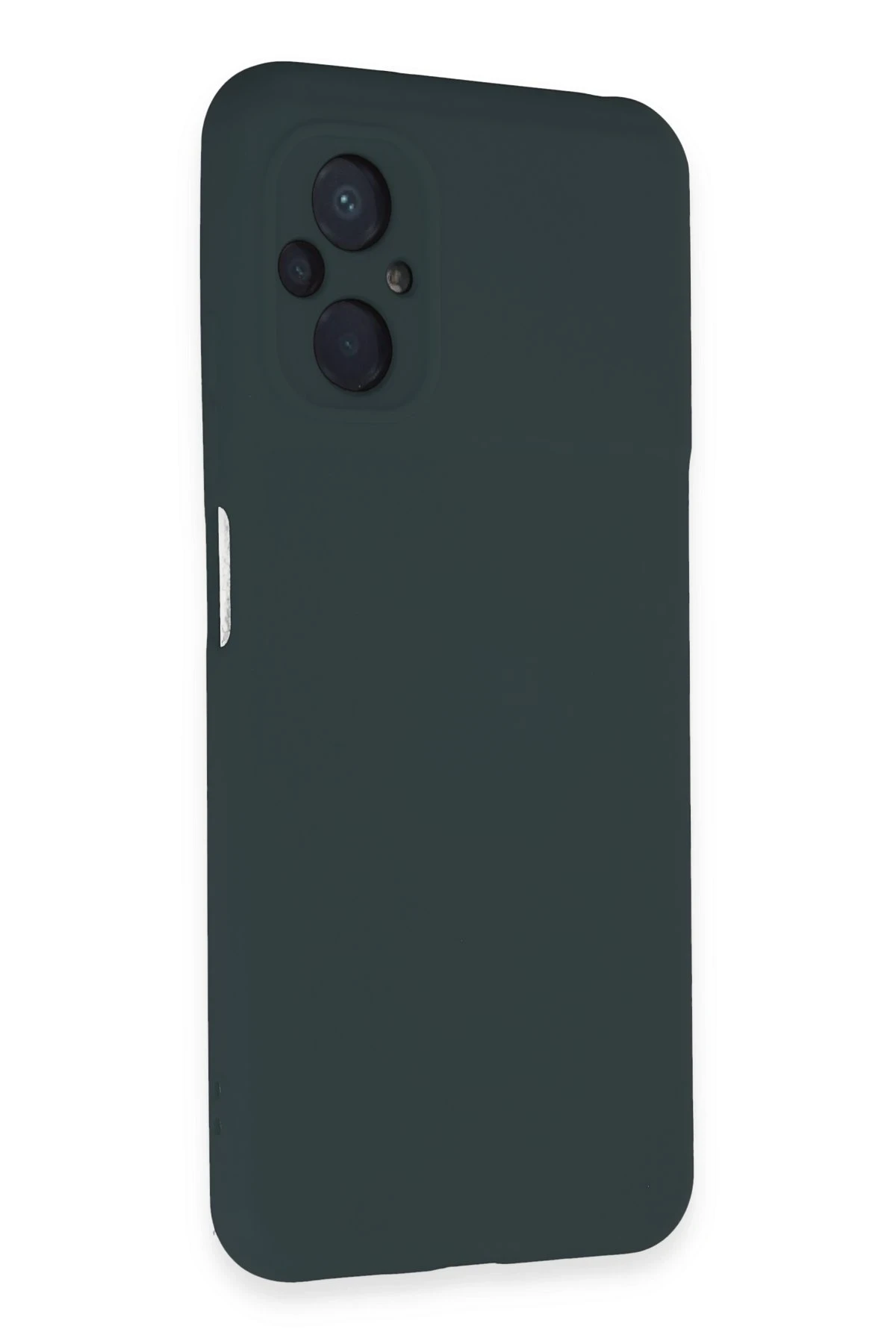 Newface Xiaomi Poco M5 Kılıf Nano içi Kadife Silikon - Koyu Yeşil