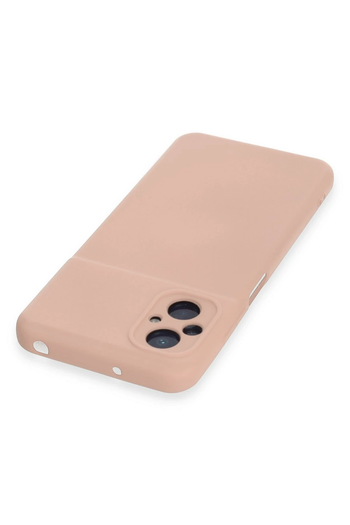 Newface Xiaomi Poco M5 Kılıf Nano içi Kadife Silikon - Pudra