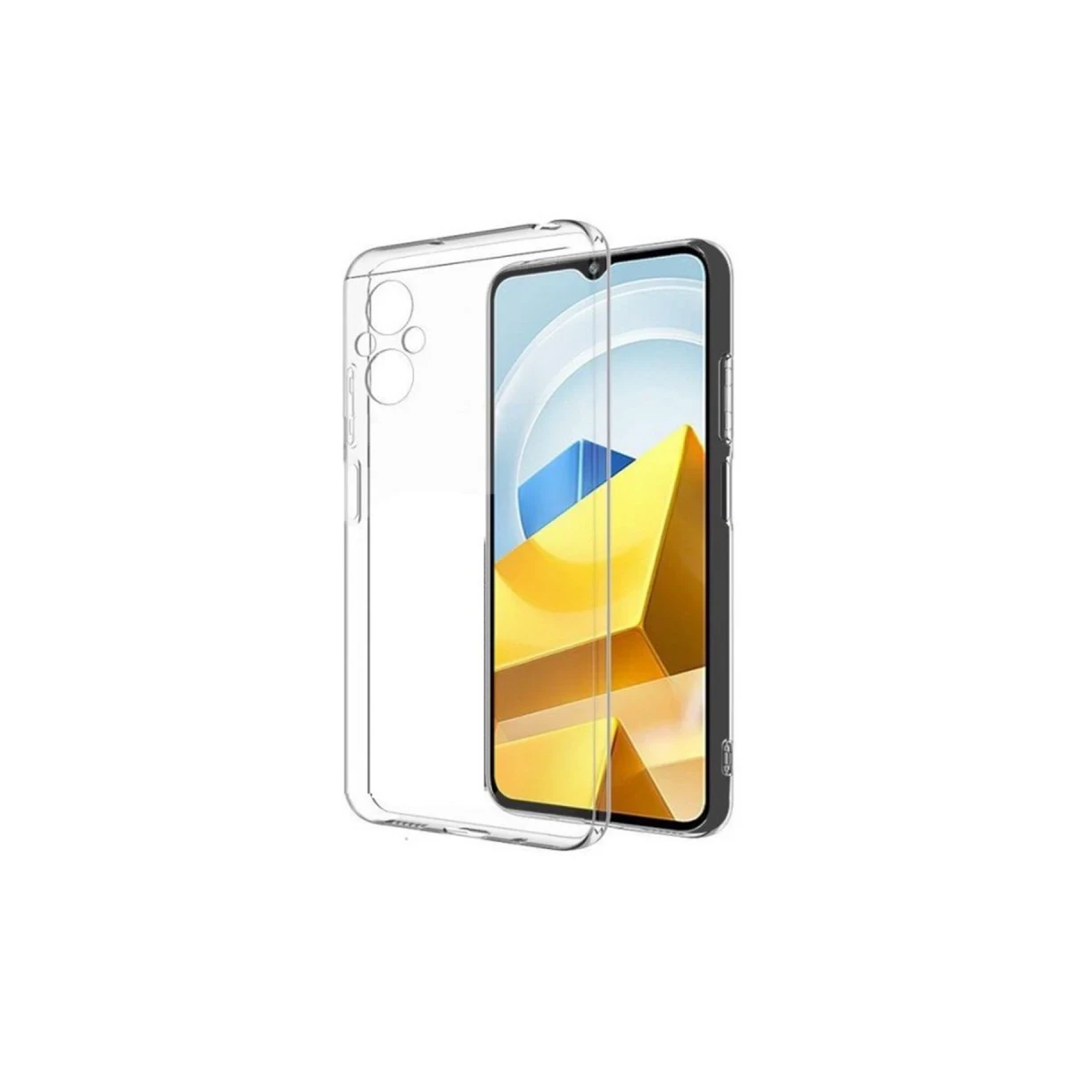 Newface Xiaomi Poco M5 Kılıf Lüx Şeffaf Silikon — görsel 3