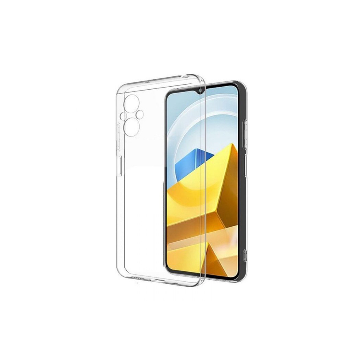 Newface Xiaomi Poco M5 Kılıf Lüx Şeffaf Silikon — görsel 5