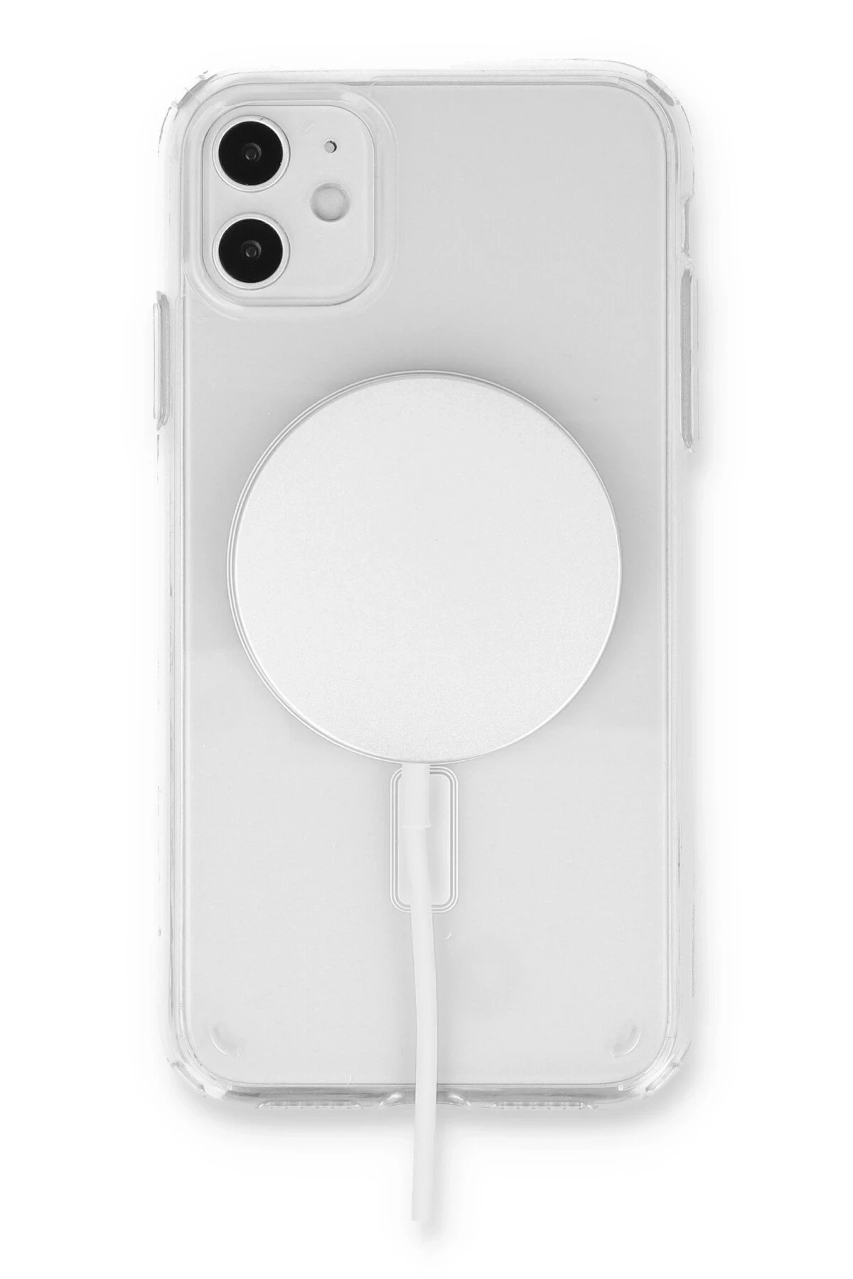 Newface Apple iPhone 11 Kılıf Pc Real Magsafe Kapak - Şeffaf — görsel 3