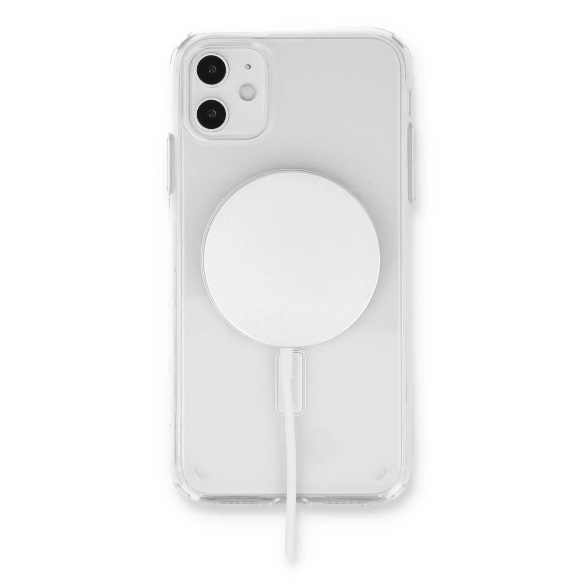 Newface Apple iPhone 11 Kılıf Pc Real Magsafe Kapak - Şeffaf — görsel 7