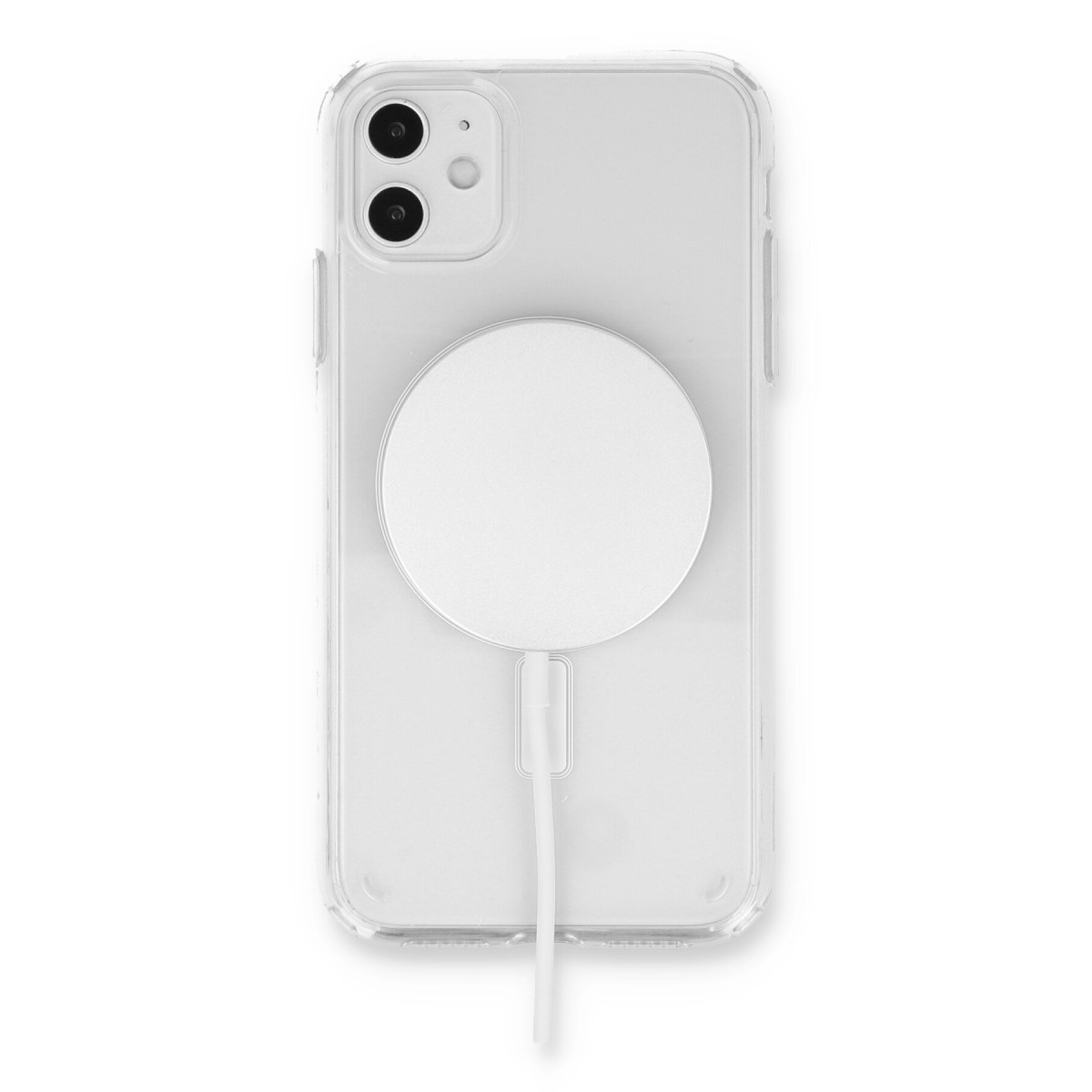 Newface Apple iPhone 11 Kılıf Pc Real Magsafe Kapak - Şeffaf — görsel 11
