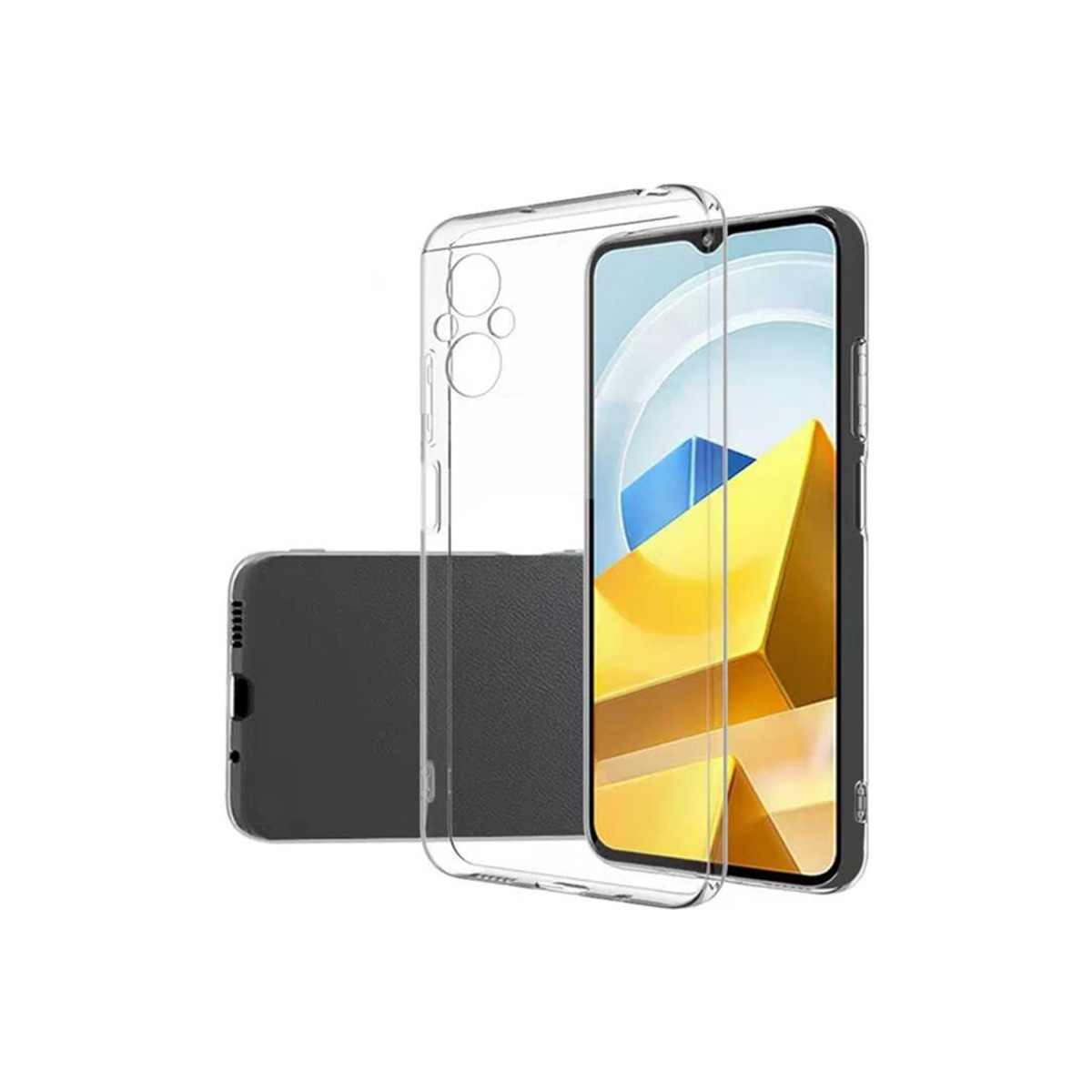 Newface Xiaomi Poco M5 Kılıf Lüx Şeffaf Silikon — görsel 6