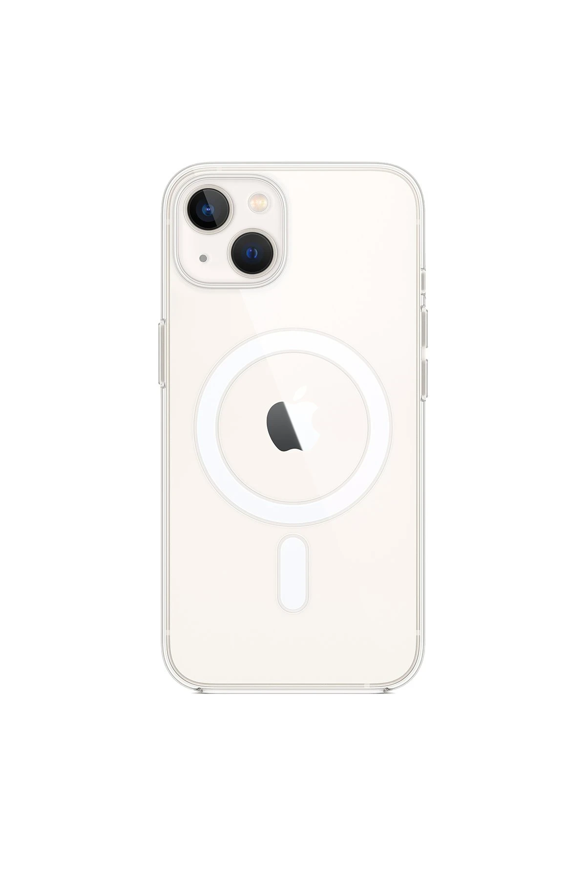 Newface Apple iPhone 13 Kılıf Pc Real Magsafe Kapak - Şeffaf