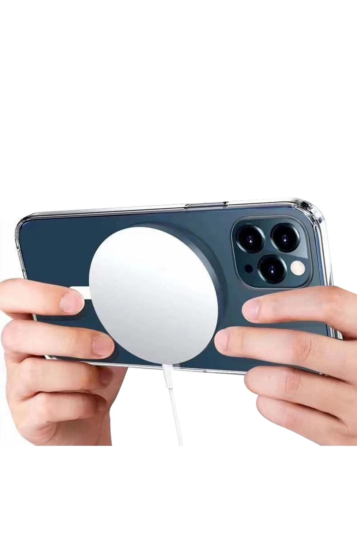 Newface Apple iPhone 14 Pro Kılıf Pc Real Magsafe Kapak - Şeffaf — görsel 2