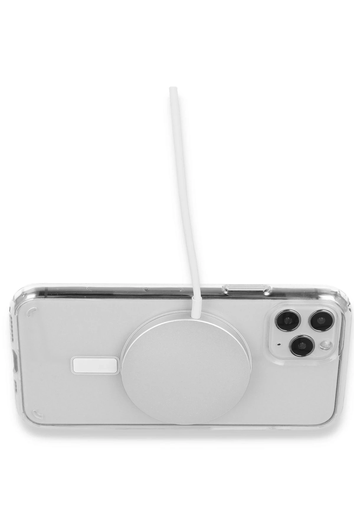 Newface Apple iPhone 14 Pro Kılıf Pc Real Magsafe Kapak - Şeffaf — görsel 3