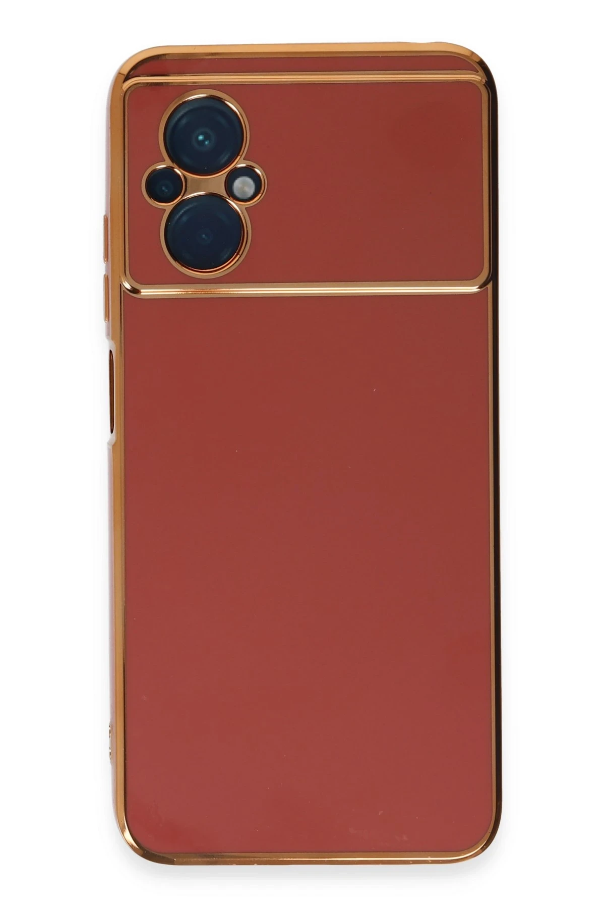 Newface Xiaomi Poco M5 Kılıf Volet Silikon - Kırmızı