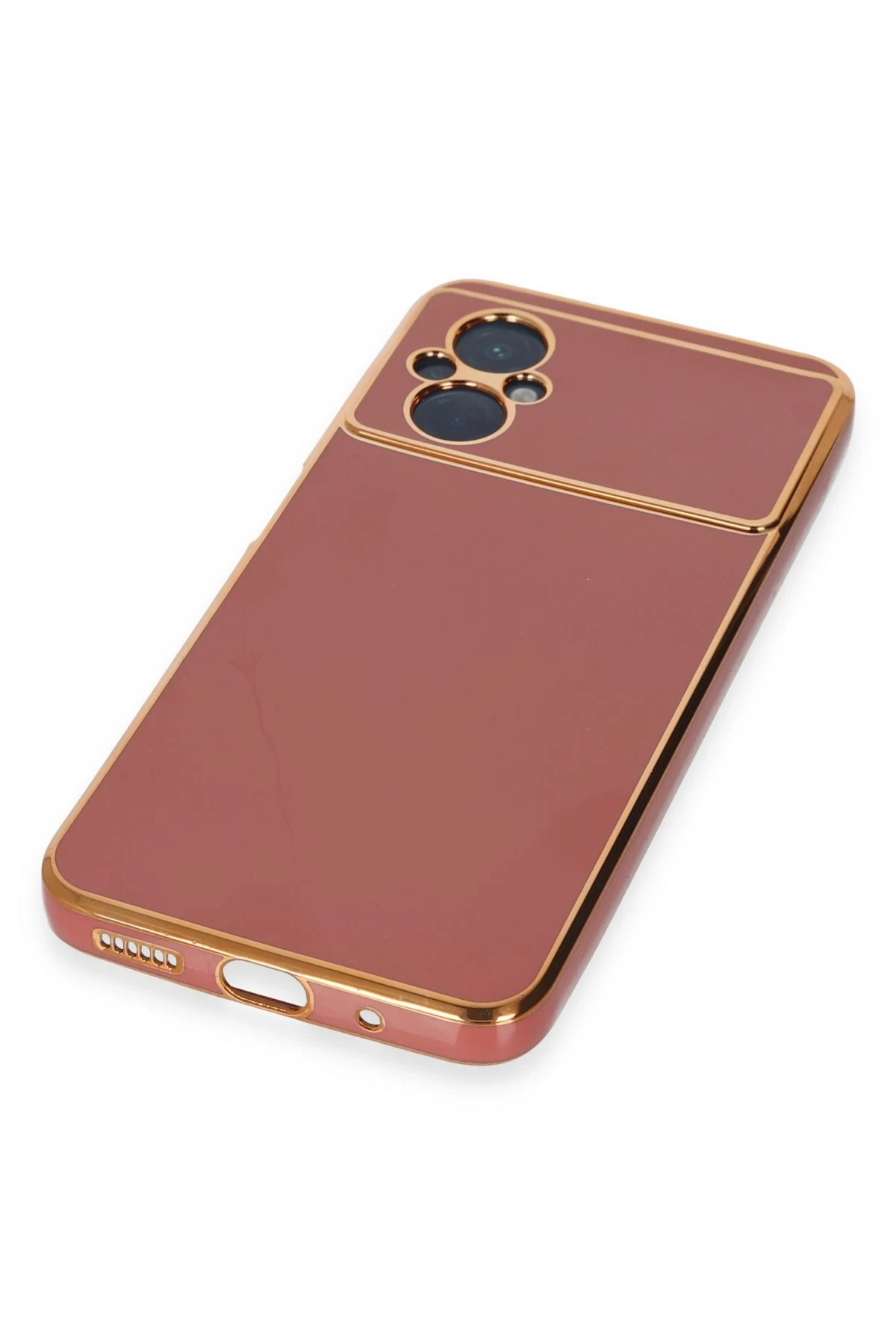 Newface Xiaomi Poco M5 Kılıf Volet Silikon - Kırmızı