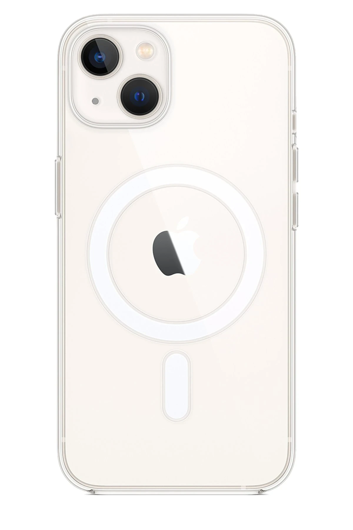 Newface Apple iPhone 15 Kılıf Pc Real Magsafe Kapak - Şeffaf