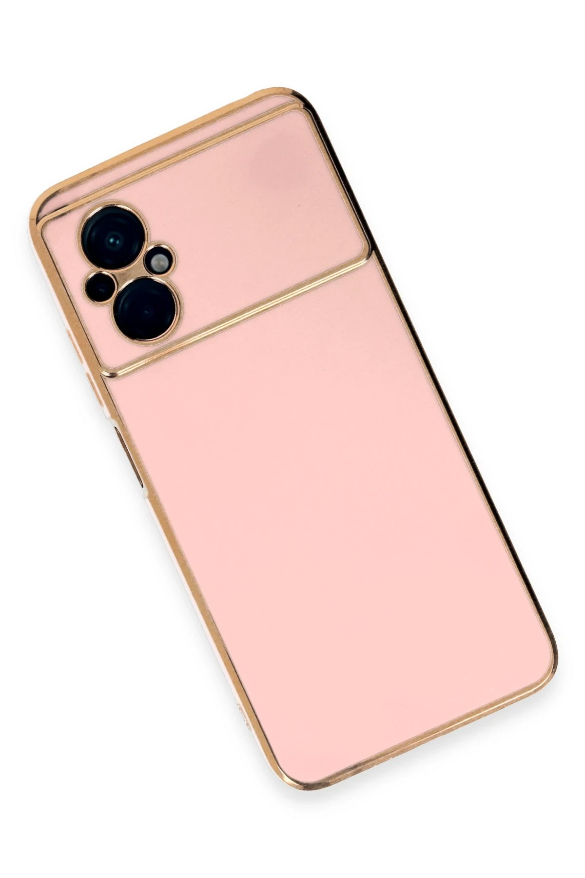 Newface Xiaomi Poco M5 Kılıf Volet Silikon - Pembe