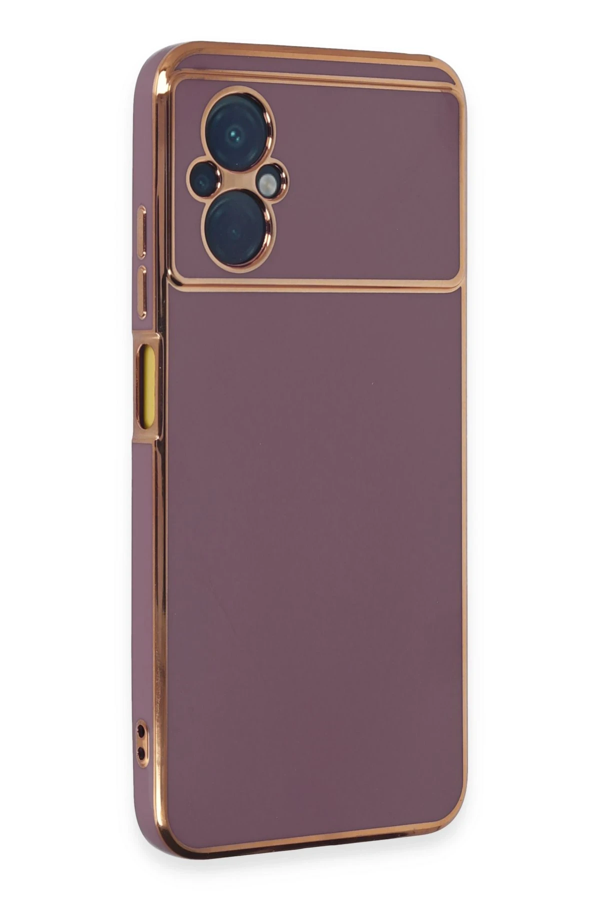 Newface Xiaomi Poco M5 Kılıf Volet Silikon - Mor