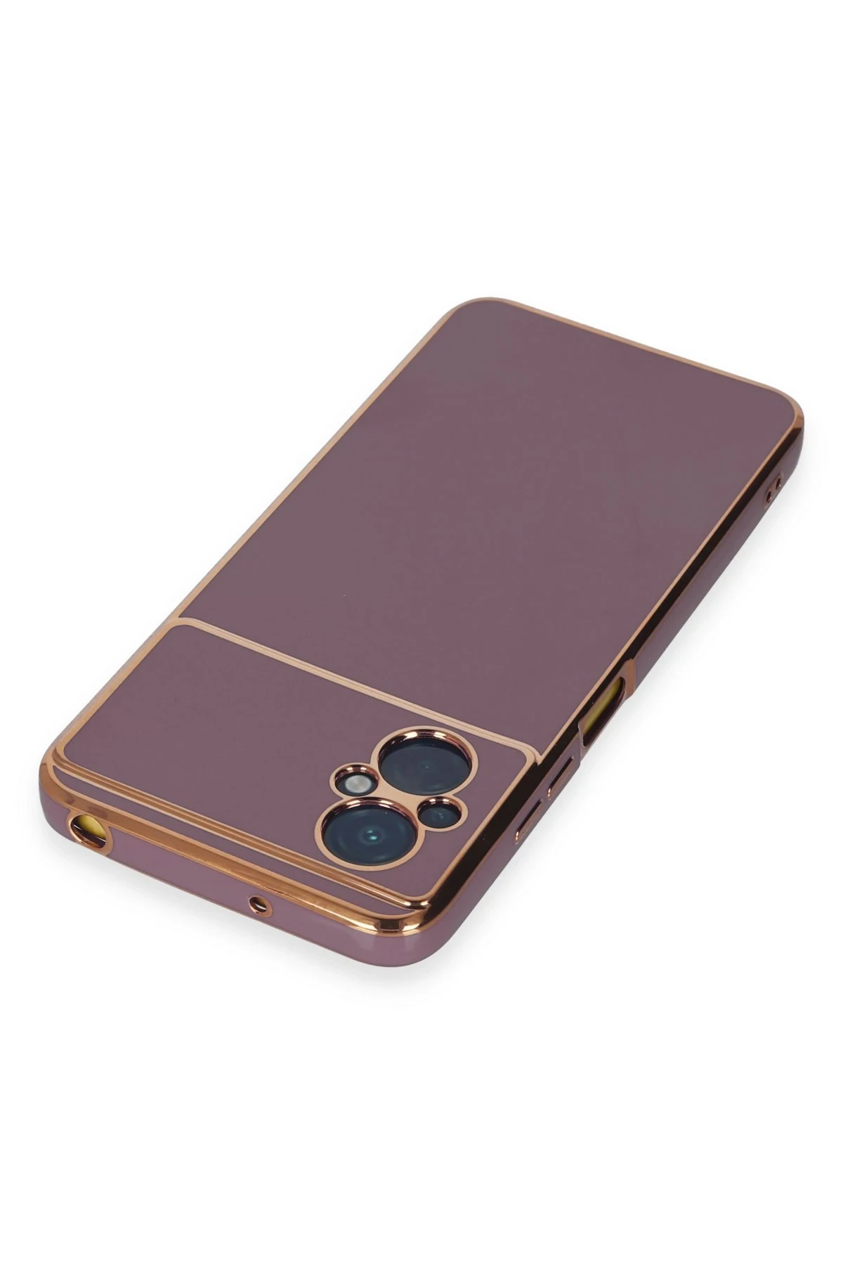 Newface Xiaomi Poco M5 Kılıf Volet Silikon - Mor
