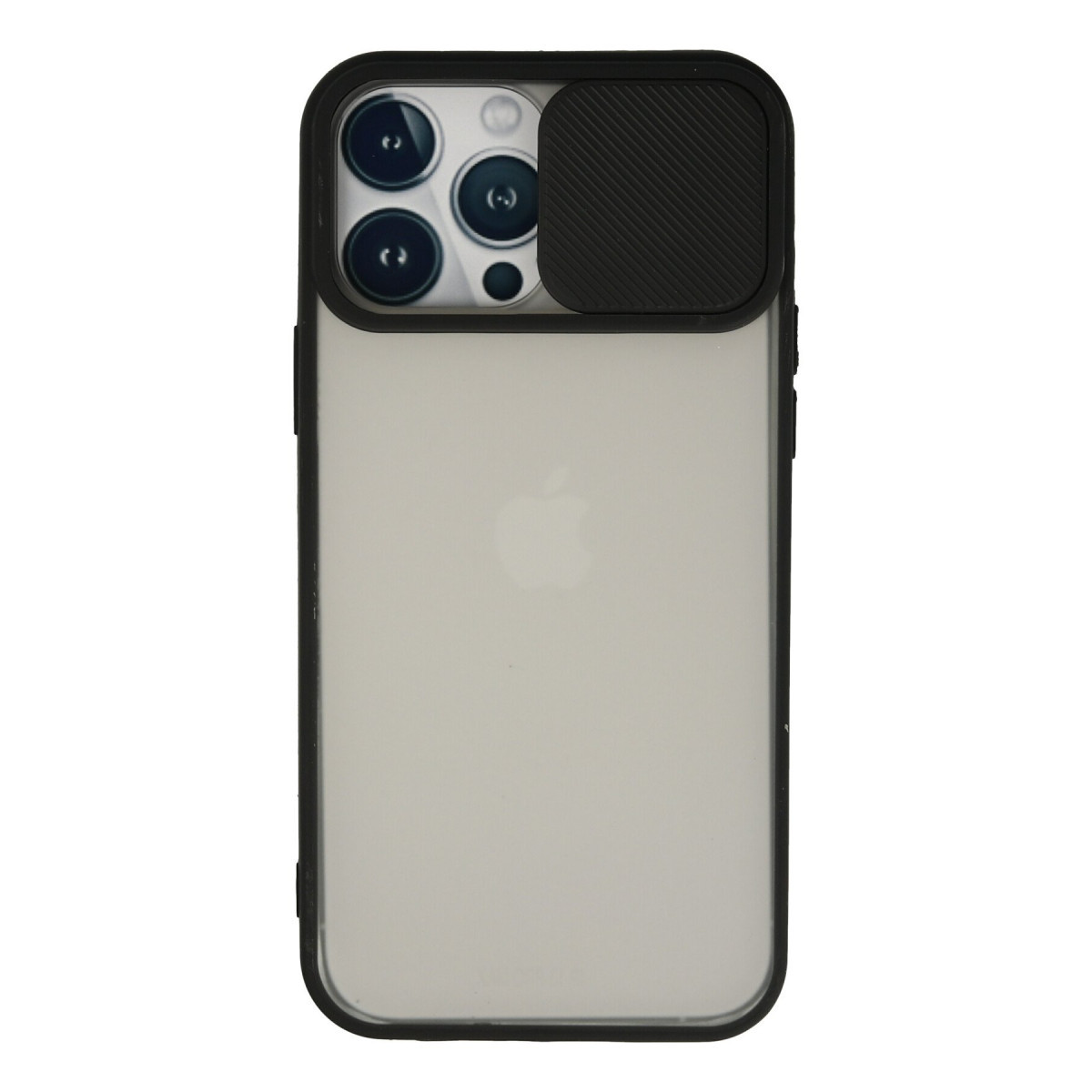 Newface Apple iPhone 13 Pro Max Kılıf Palm Buzlu Kamera Sürgülü Silikon - Siyah — görsel 7
