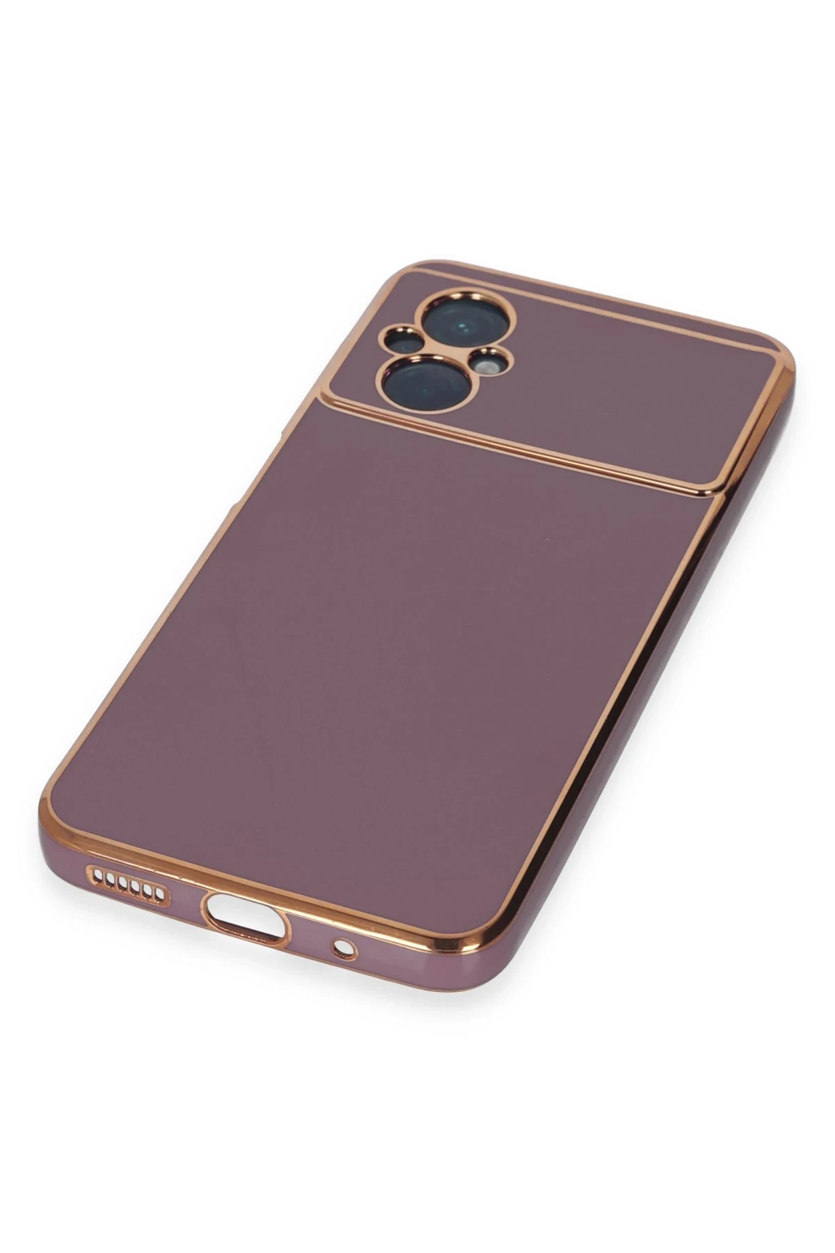 Newface Xiaomi Poco M5 Kılıf Volet Silikon - Mor