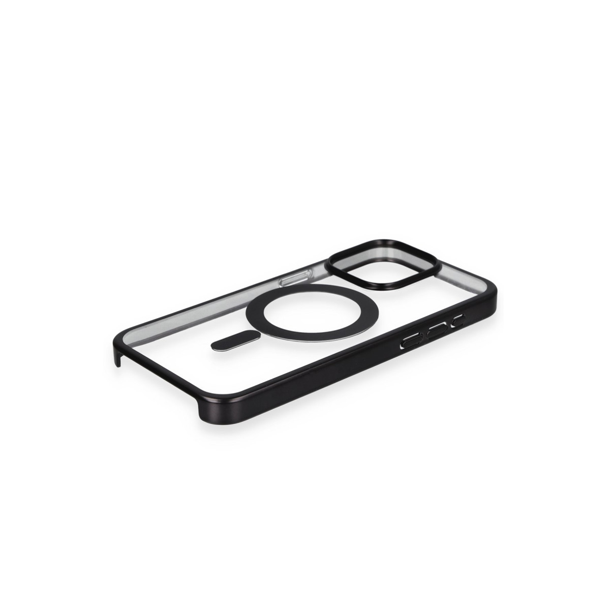 Newface Apple iPhone 15 Pro Kılıf Erozi Magsafe Kapak - Siyah — görsel 12