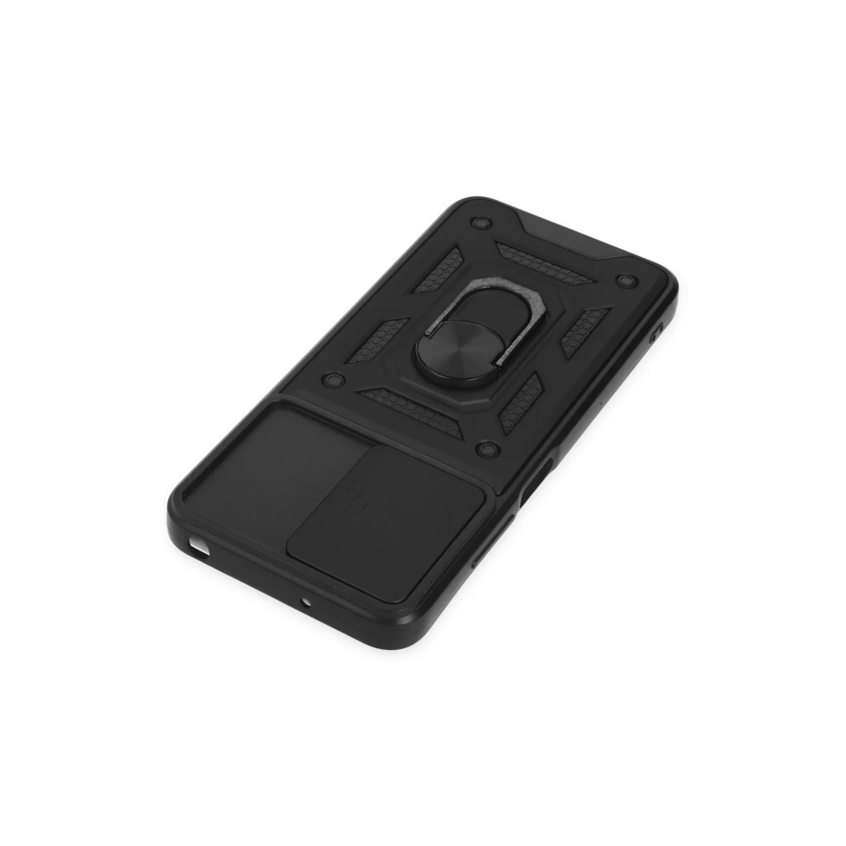 Newface Xiaomi Poco M5 Kılıf Pars Lens Yüzüklü Silikon - Siyah — görsel 9