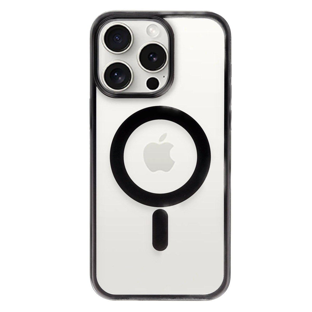 Newface Apple iPhone 15 Pro Max Kılıf Erozi Magsafe Kapak - Siyah — görsel 10