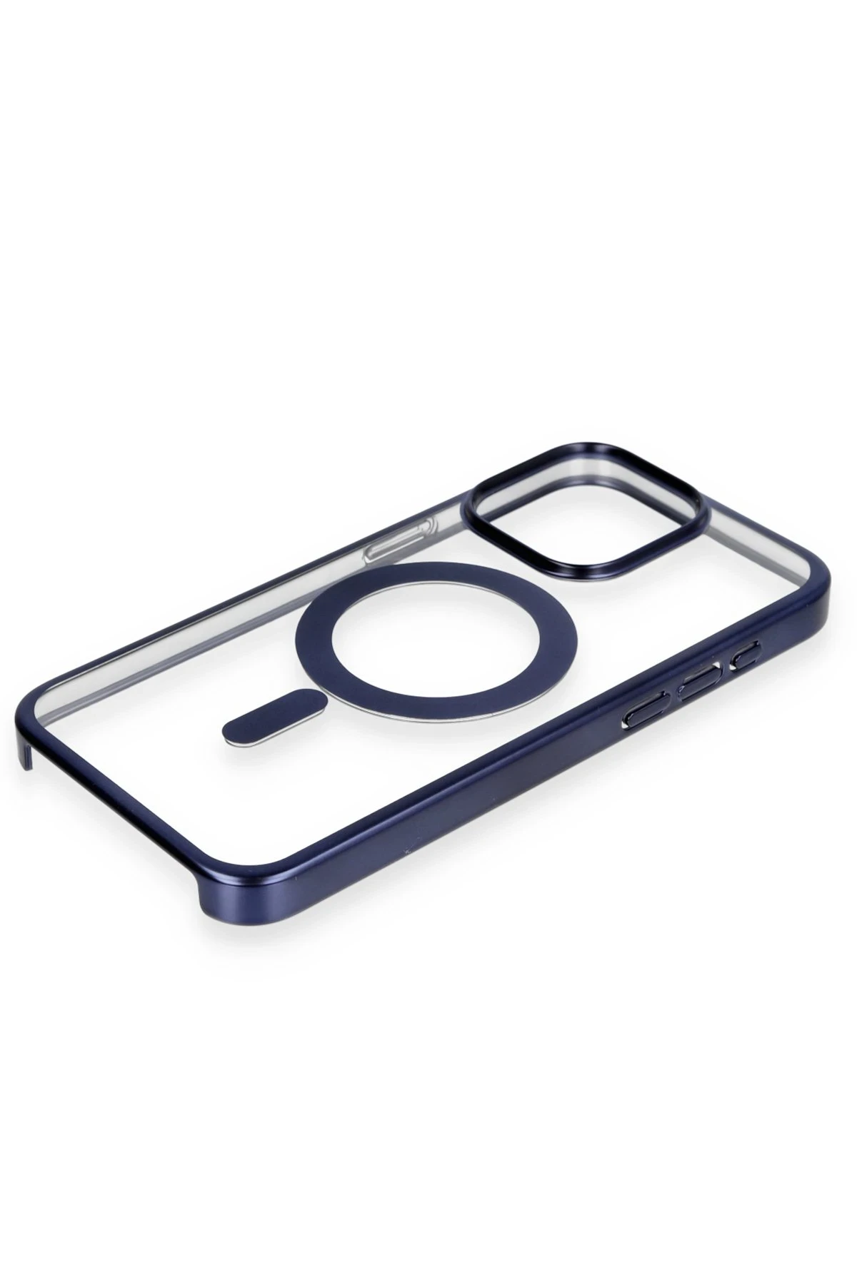 Newface iPhone 15 Pro Max Kılıf Erozi Magsafe Kapak - Lacivert