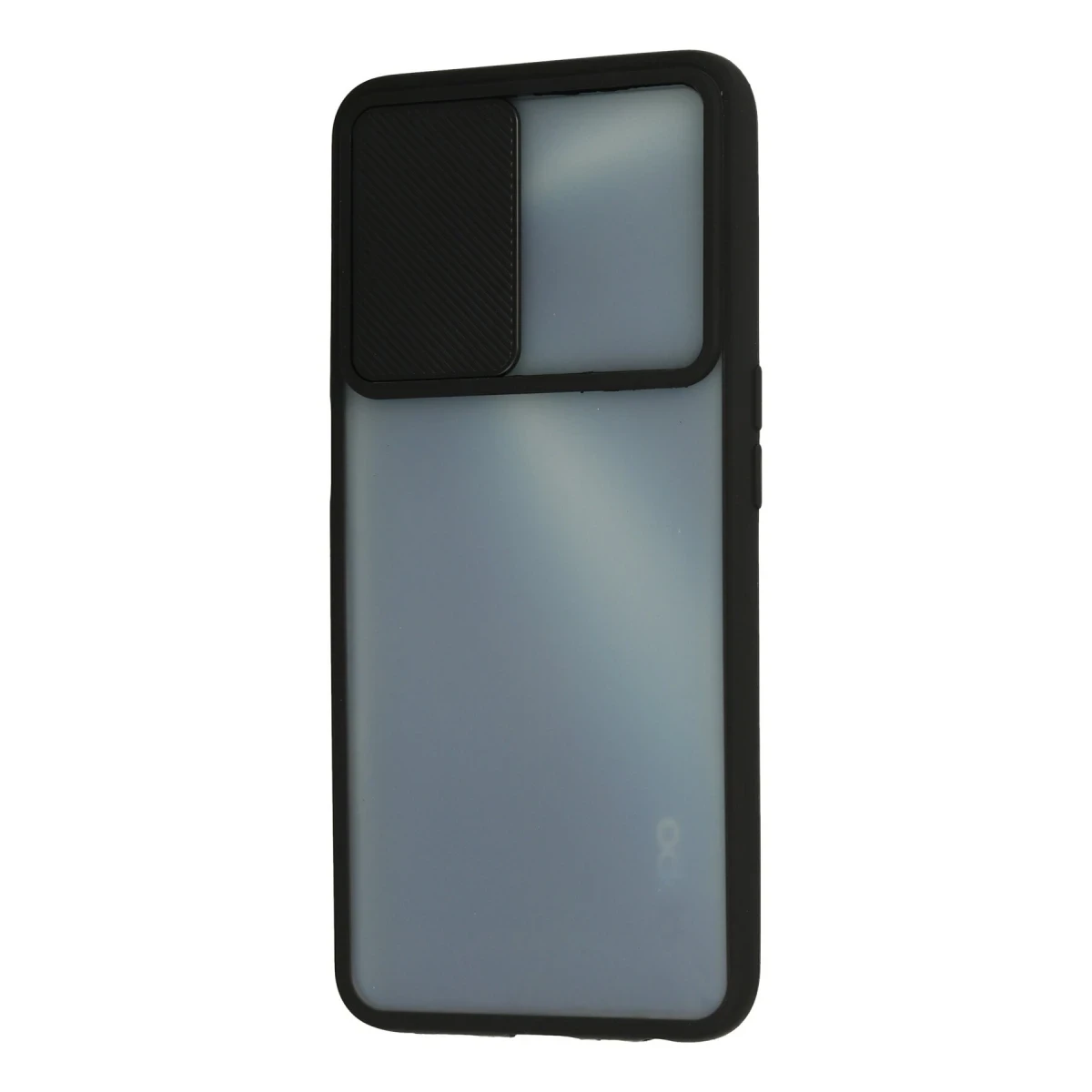 Newface Oppo A16 Kılıf Palm Buzlu Kamera Sürgülü Silikon - Siyah — görsel 6