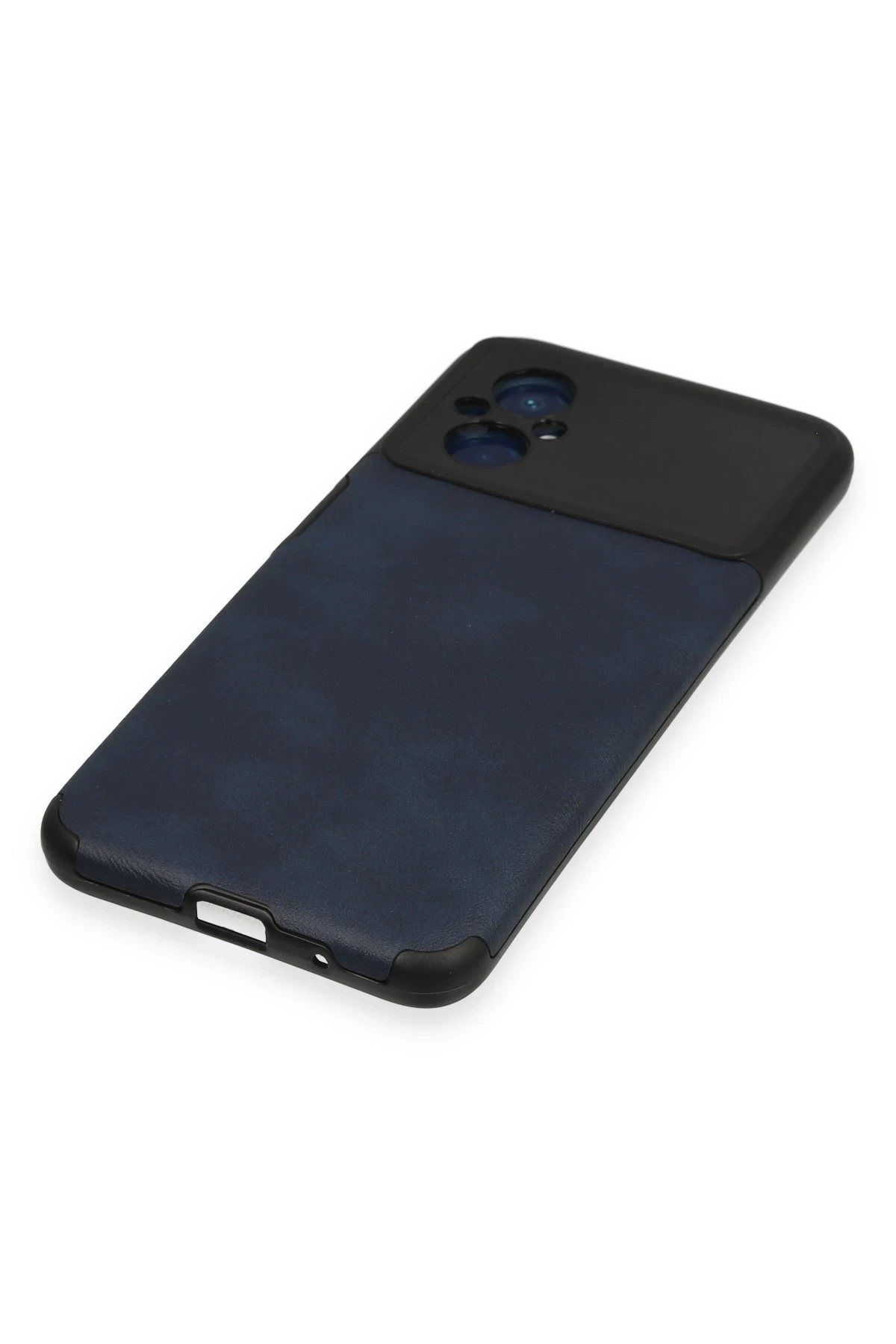 Newface Xiaomi Poco M5 Kılıf Loop Deri Silikon - Lacivert