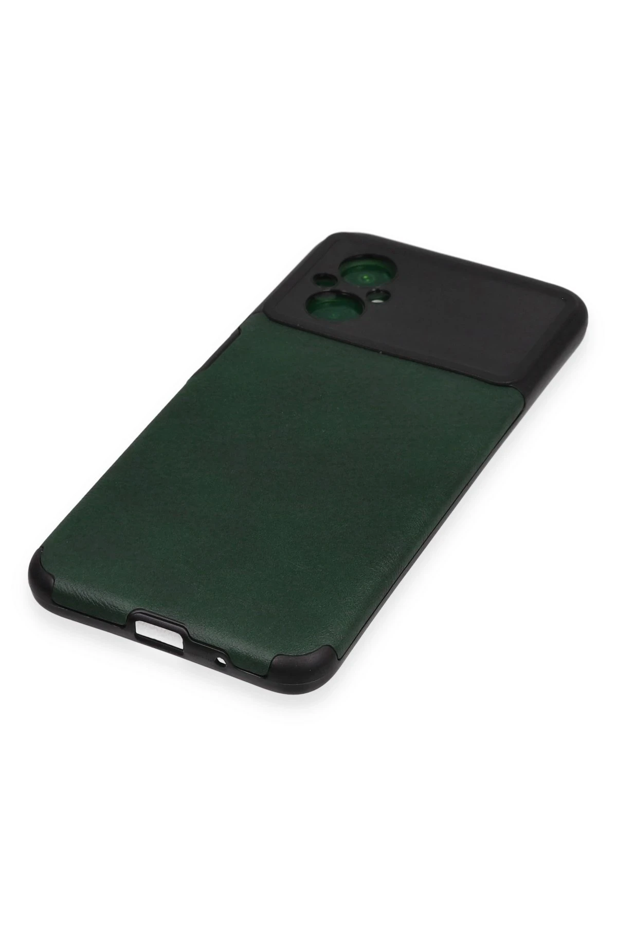 Newface Xiaomi Poco M5 Kılıf Loop Deri Silikon - Yeşil
