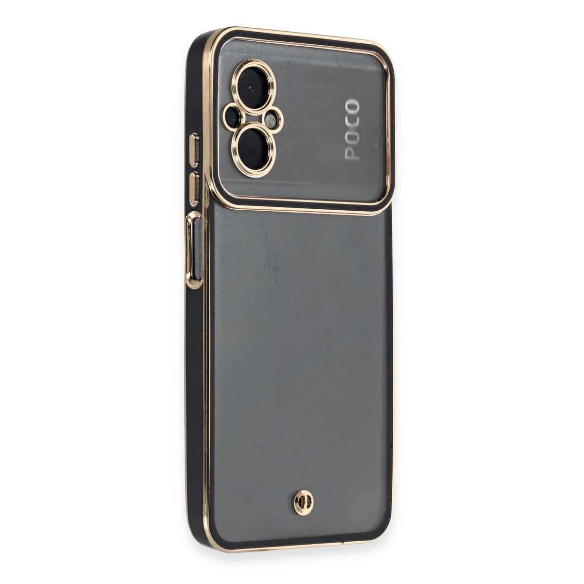 Newface Xiaomi Poco M5 Kılıf Liva Lens Silikon - Siyah — görsel 5