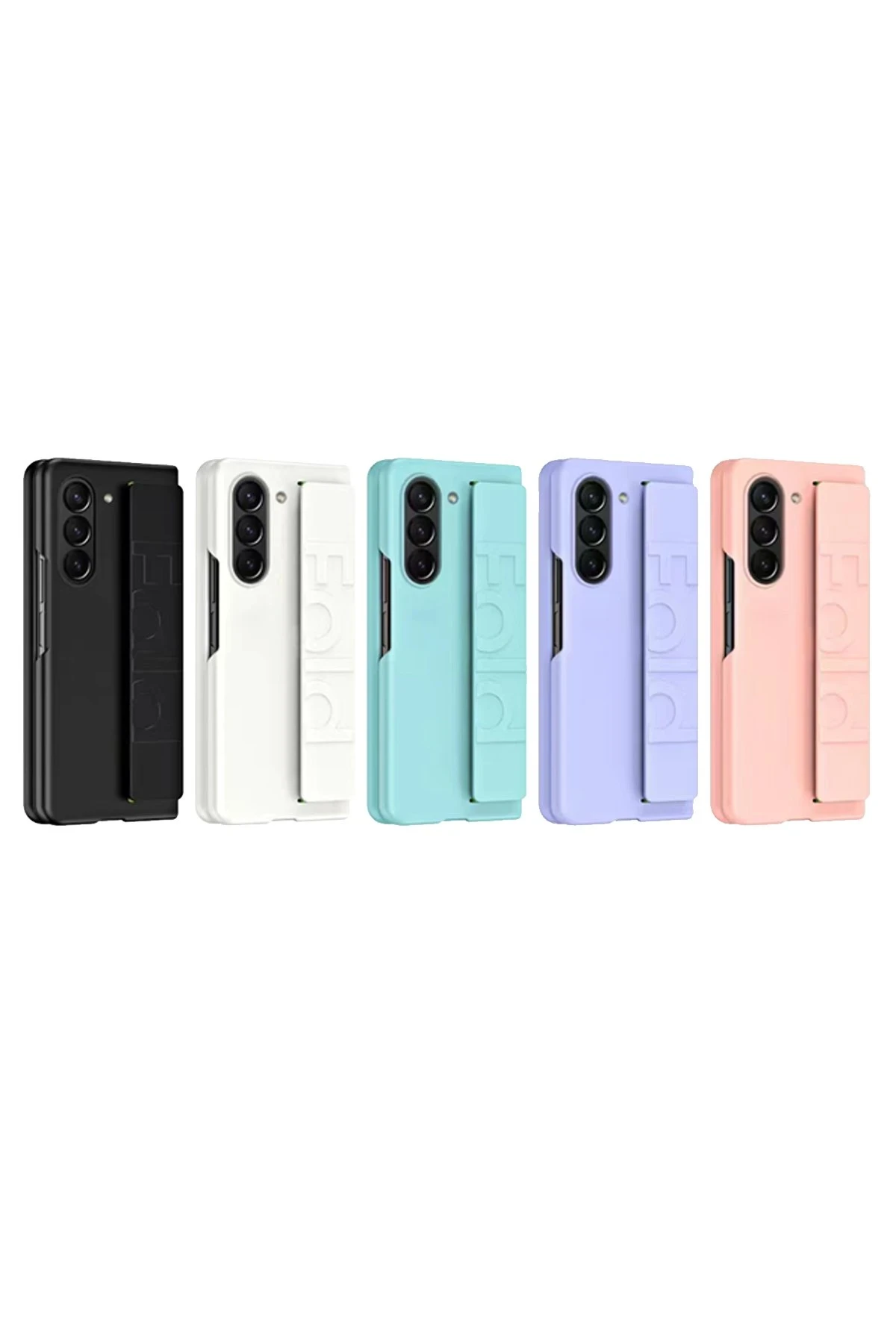 Newface Samsung Galaxy Z Fold 5 Kılıf Data Kapak - Siyah — görsel 7