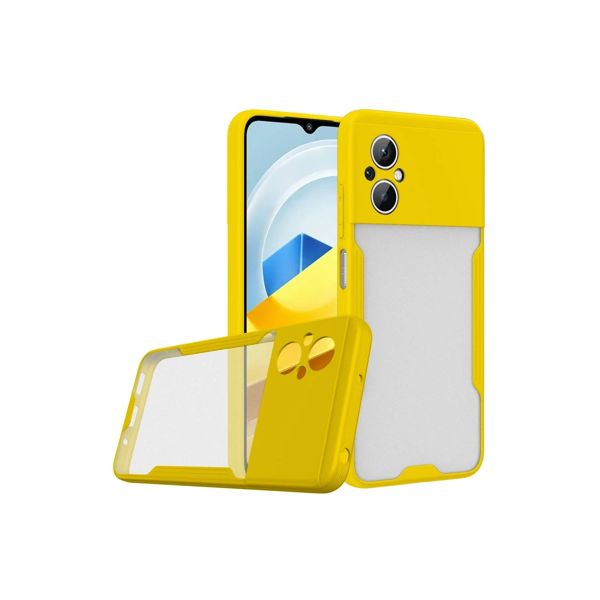 Newface Xiaomi Poco M5 Kılıf Platin Silikon - Siyah — görsel 7