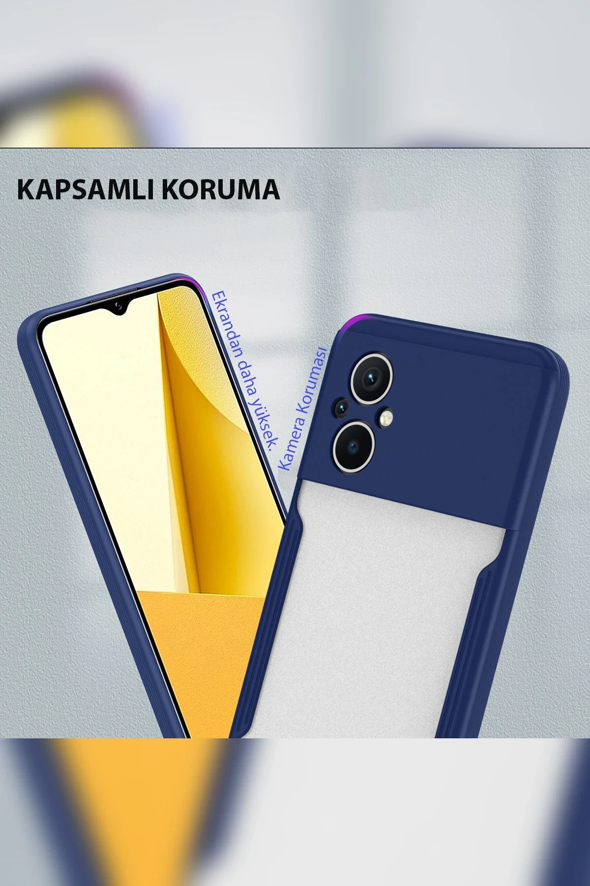 Newface Xiaomi Poco M5 Kılıf Platin Silikon - Lila
