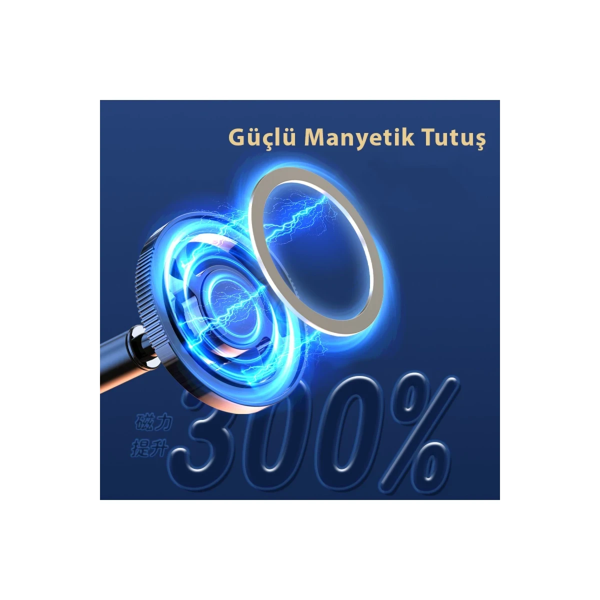 Newface Q33 Ayarlanabilir Yapışkanlı Manyetik Magsafe Araç Tutucu - Siyah — görsel 12
