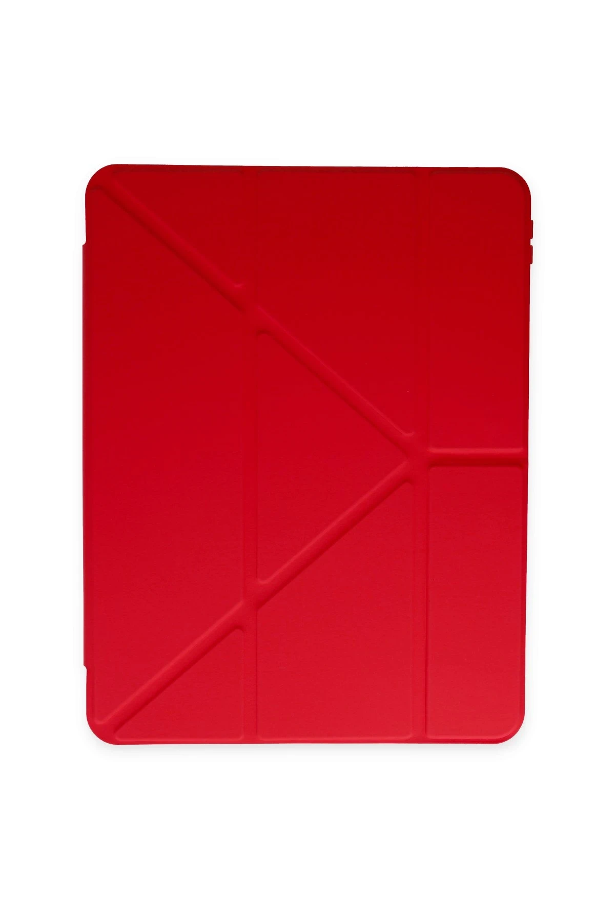 Newface iPad 2022 10.9 (10.nesil) Kılıf Kalemlikli Mars Tablet Kılıfı - Kırmızı