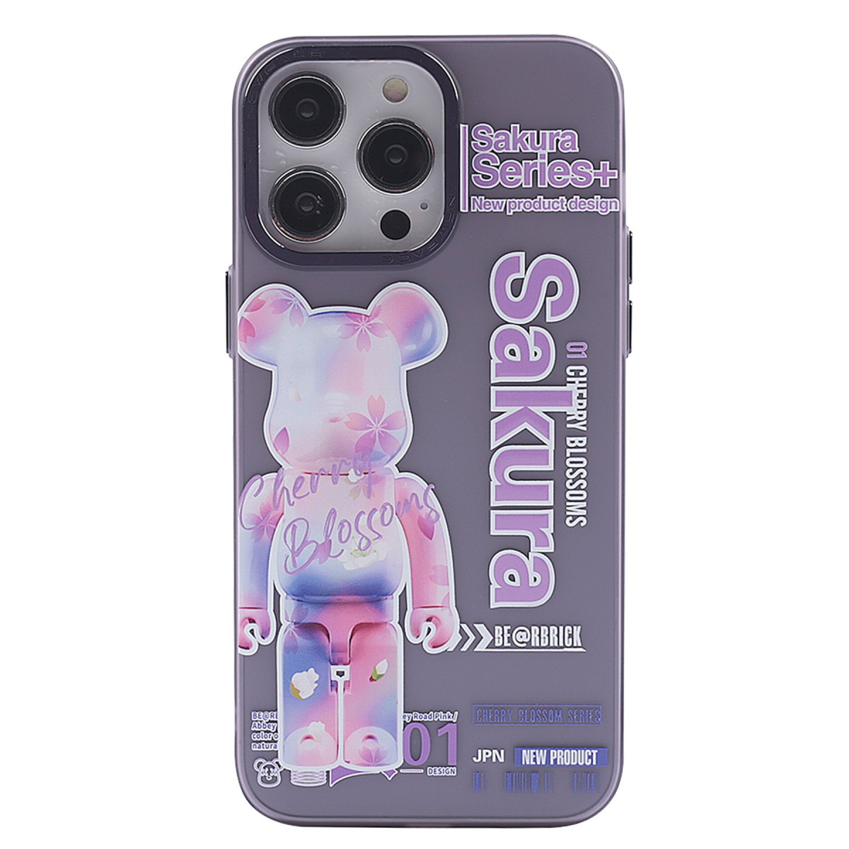 Newface Apple iPhone 12 Pro Max Kılıf Prada Desenli Kapak - Prada Mor - 1 — görsel 7