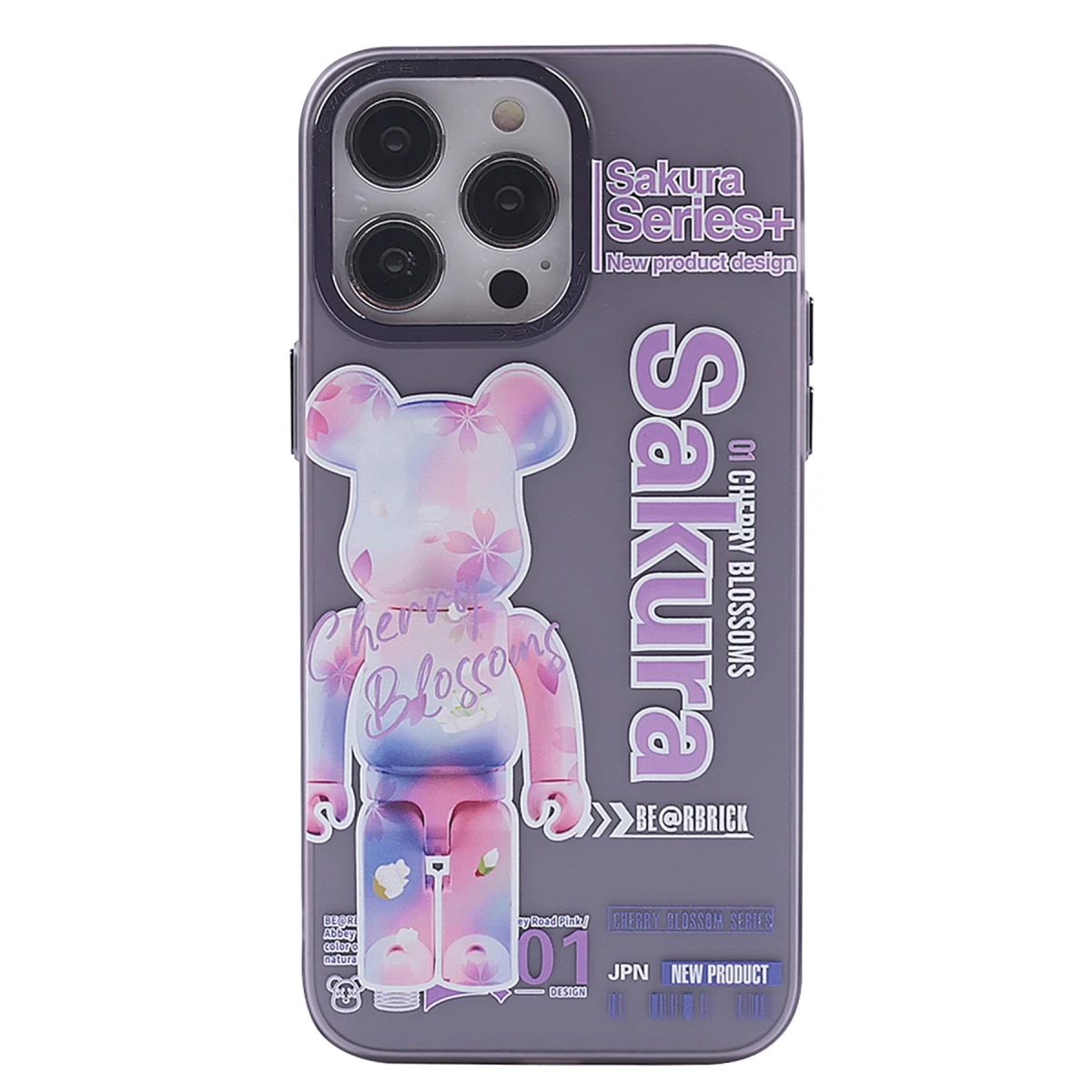 Newface Apple iPhone 13 Pro Kılıf Prada Desenli Kapak - Prada Mor - 1 — görsel 4