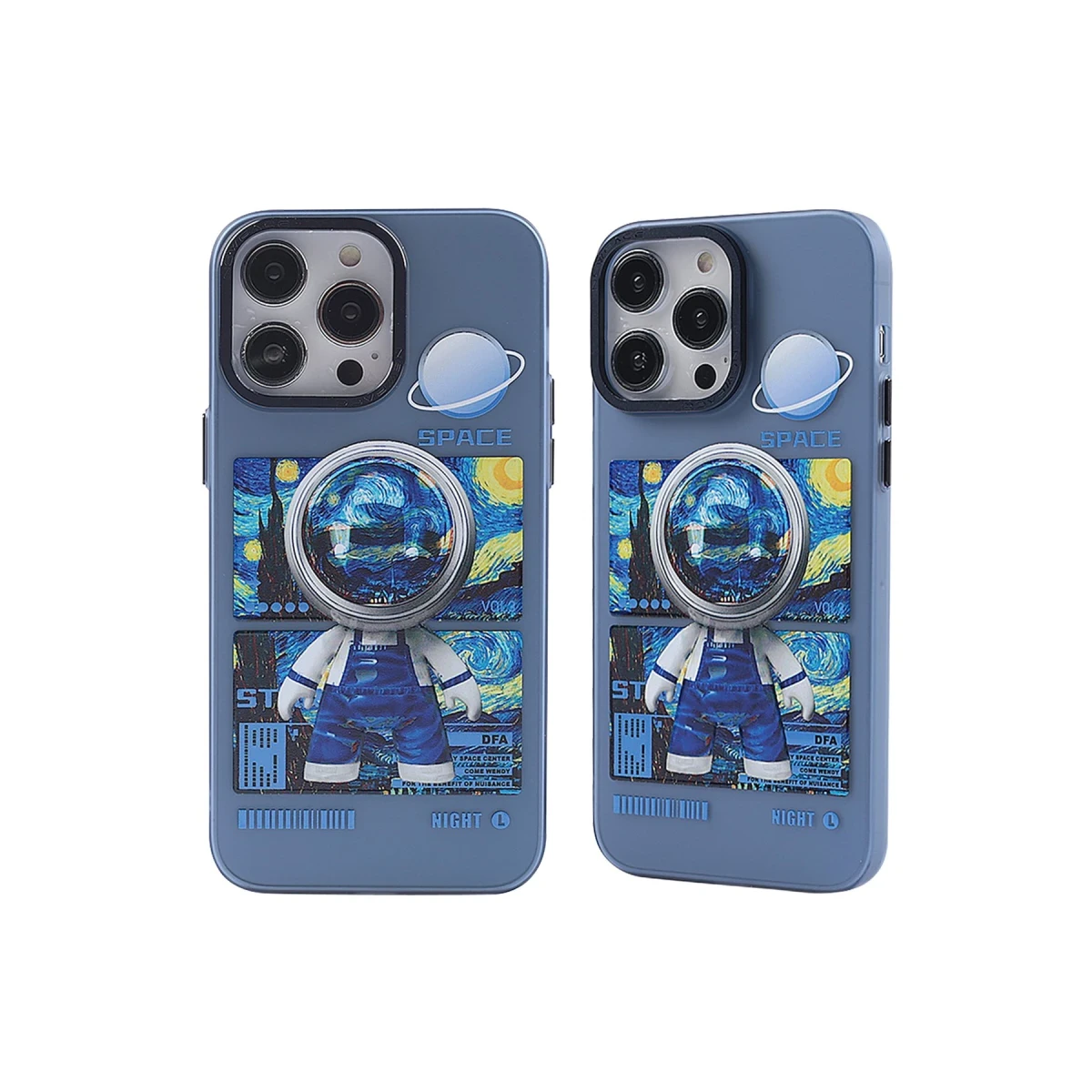 Newface Apple iPhone 13 Pro Max Kılıf Prada Desenli Kapak - Prada Mavi - 1 — görsel 6