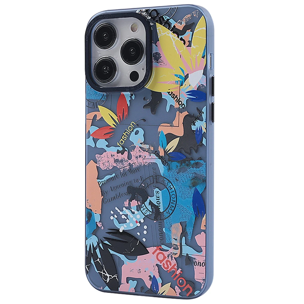 Newface Apple iPhone 13 Pro Max Kılıf Prada Desenli Kapak - Prada Pembe - 1