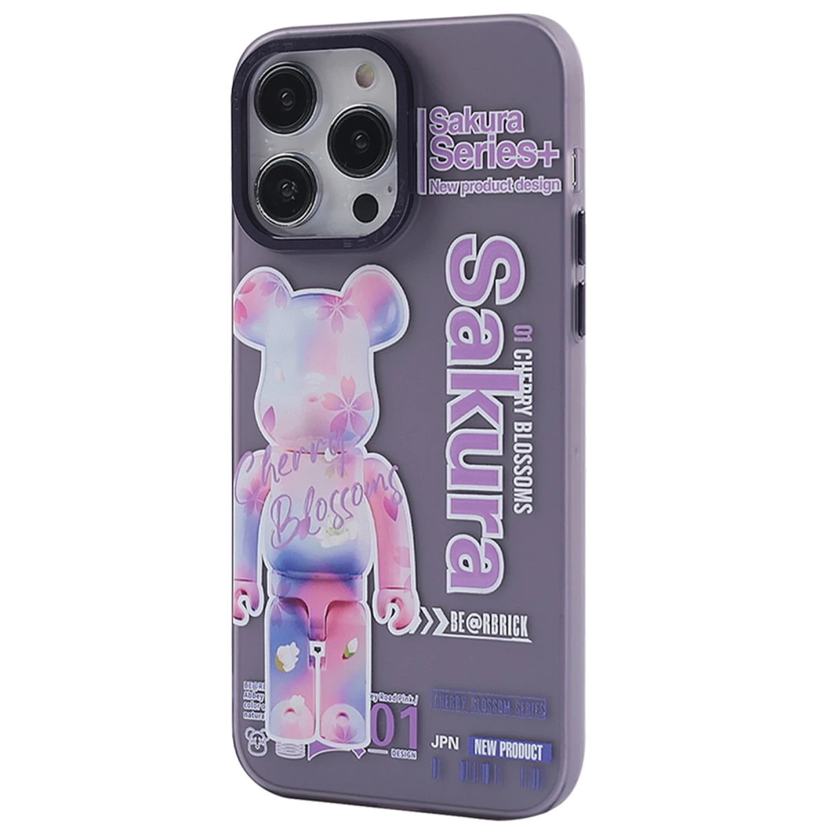 Newface Apple iPhone 14 Pro Kılıf Prada Desenli Kapak - Prada Mor - 1 — görsel 5